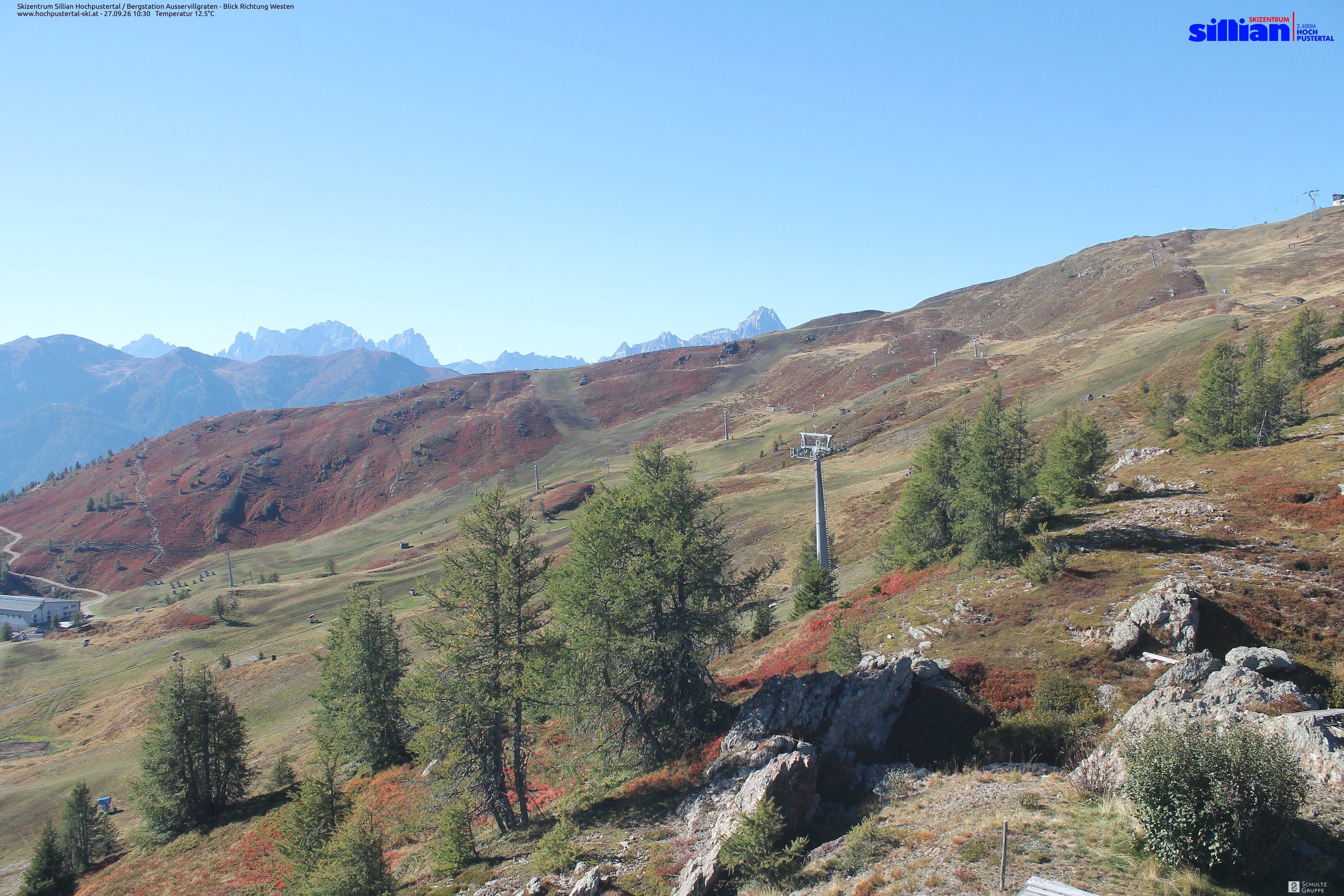 Archiv Foto Webcam Ausservillgraten im Thurntaler-Gebiet