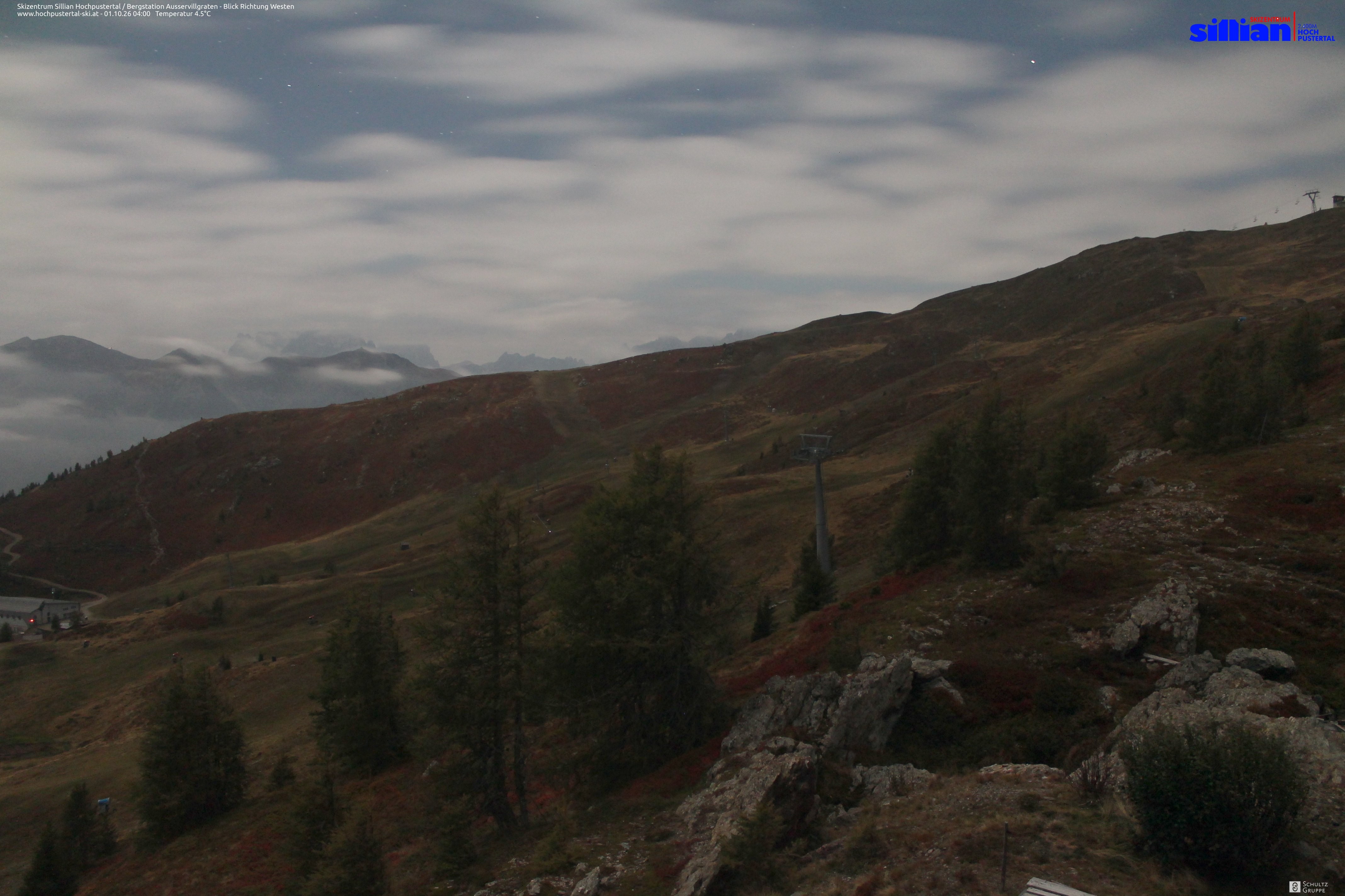 Archiv Foto Webcam Ausservillgraten im Thurntaler-Gebiet