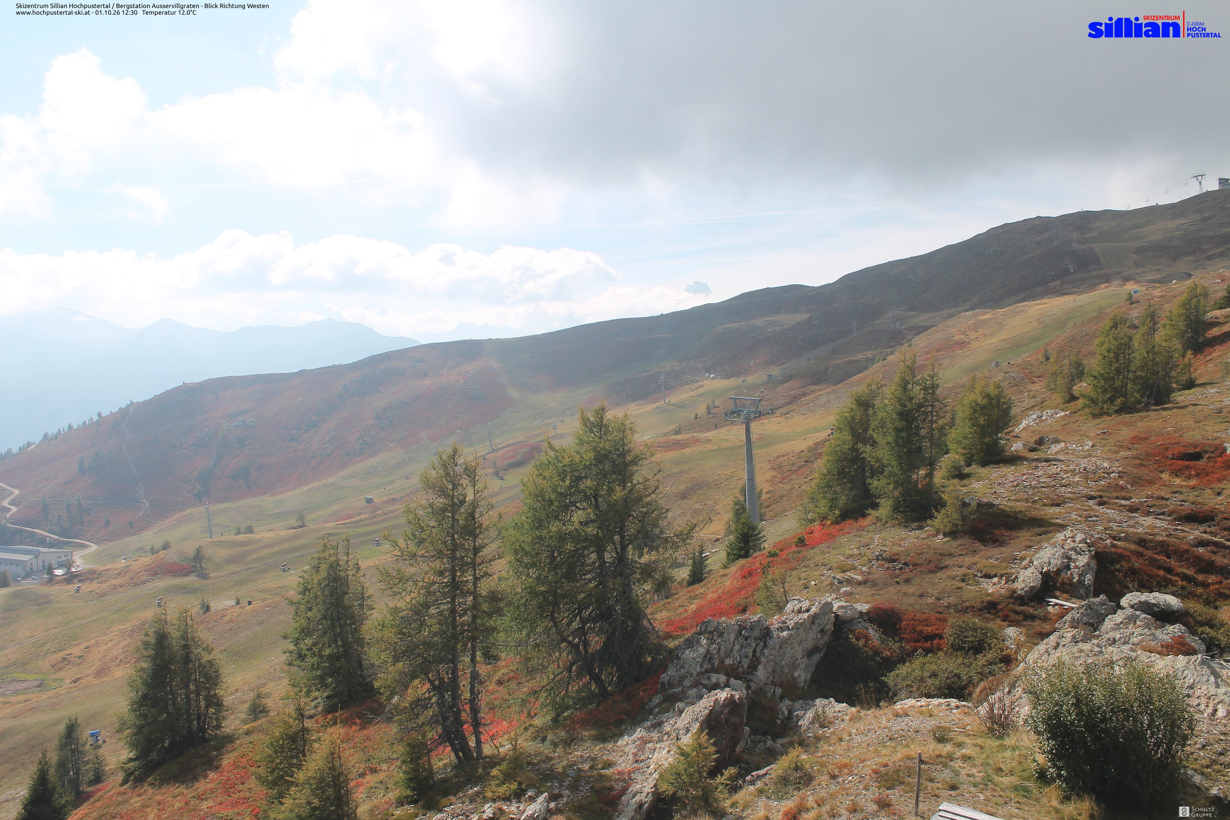 Archiv Foto Webcam Ausservillgraten im Thurntaler-Gebiet