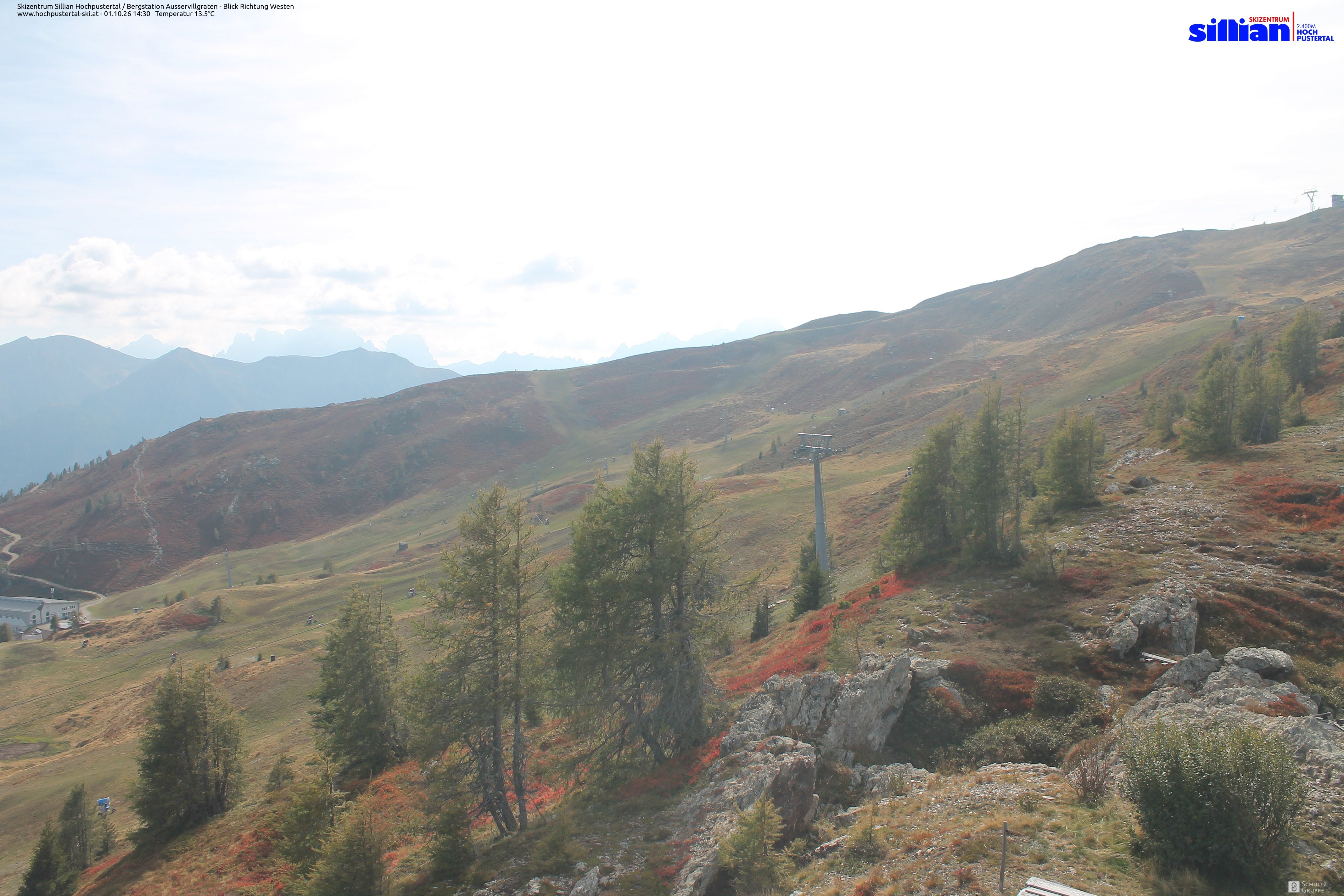 Archiv Foto Webcam Ausservillgraten im Thurntaler-Gebiet
