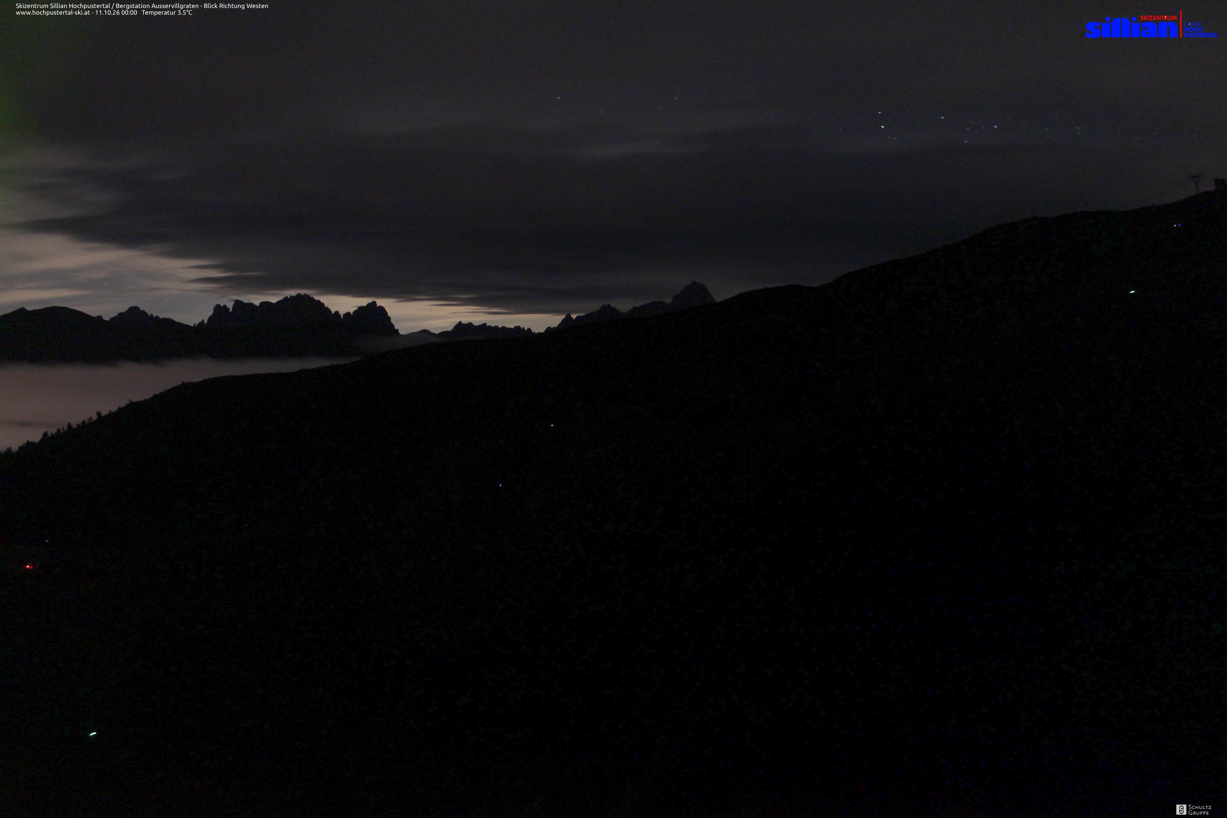 Archiv Foto Webcam Ausservillgraten im Thurntaler-Gebiet