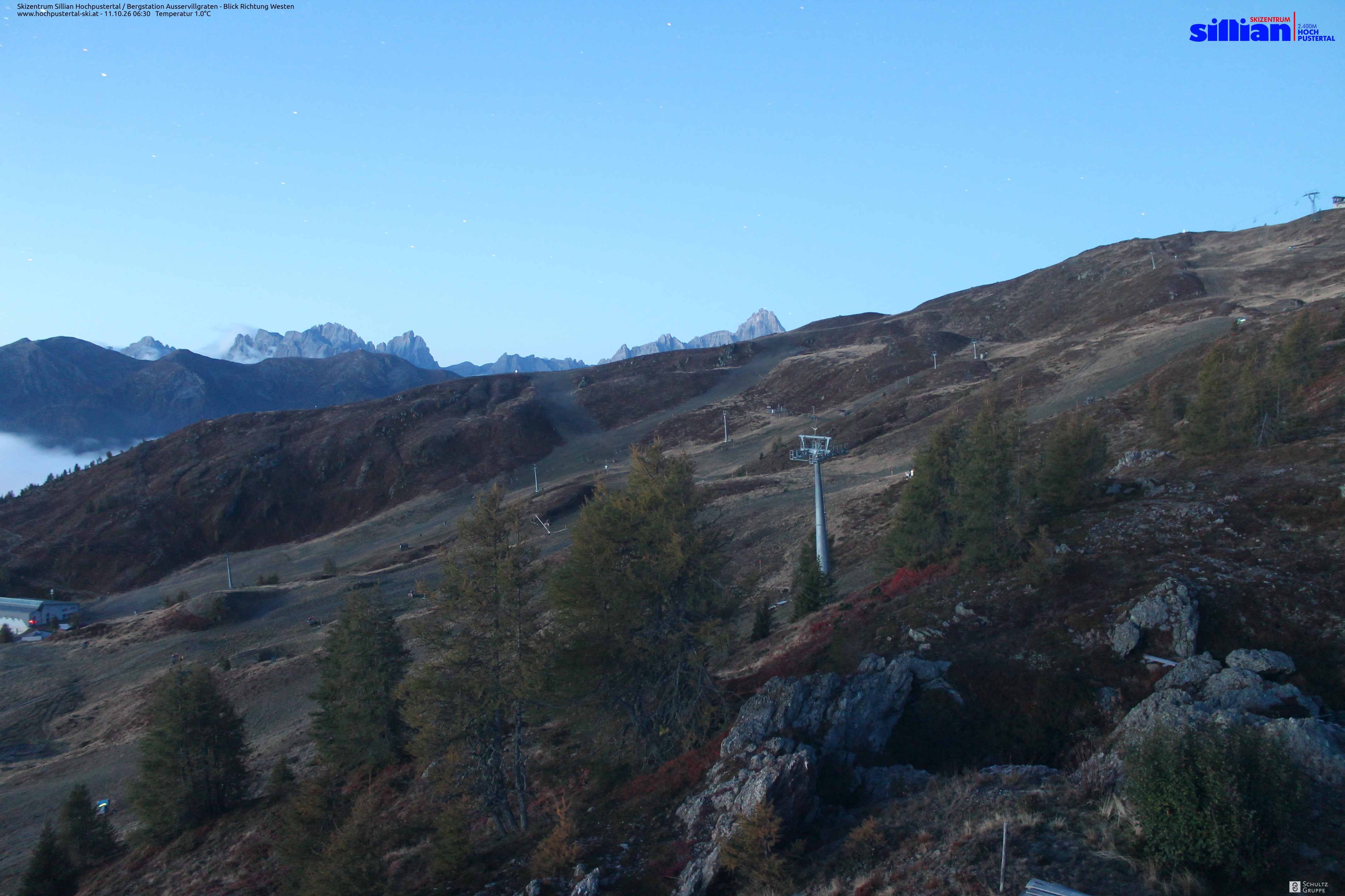 Archiv Foto Webcam Ausservillgraten im Thurntaler-Gebiet