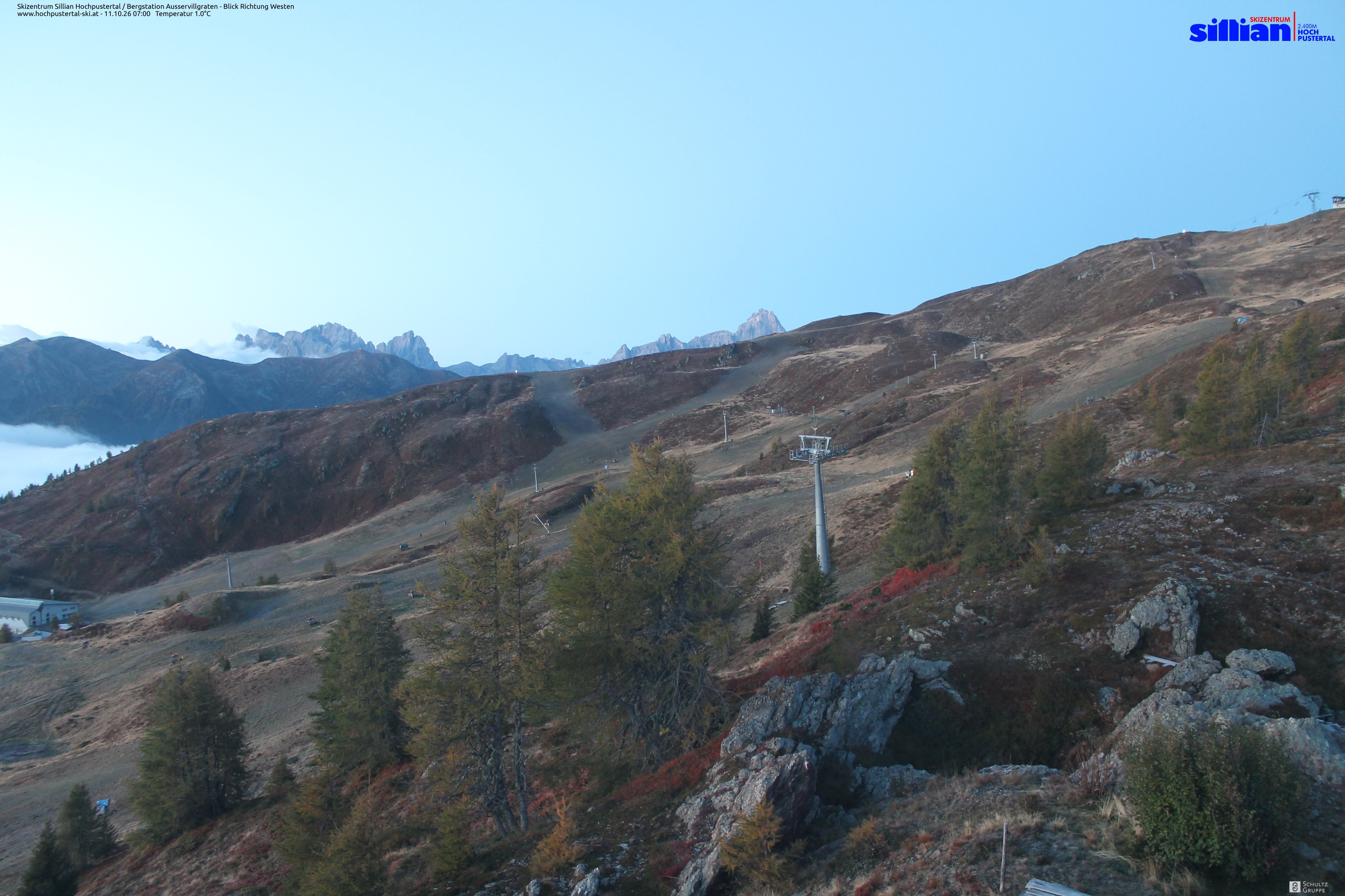 Archiv Foto Webcam Ausservillgraten im Thurntaler-Gebiet