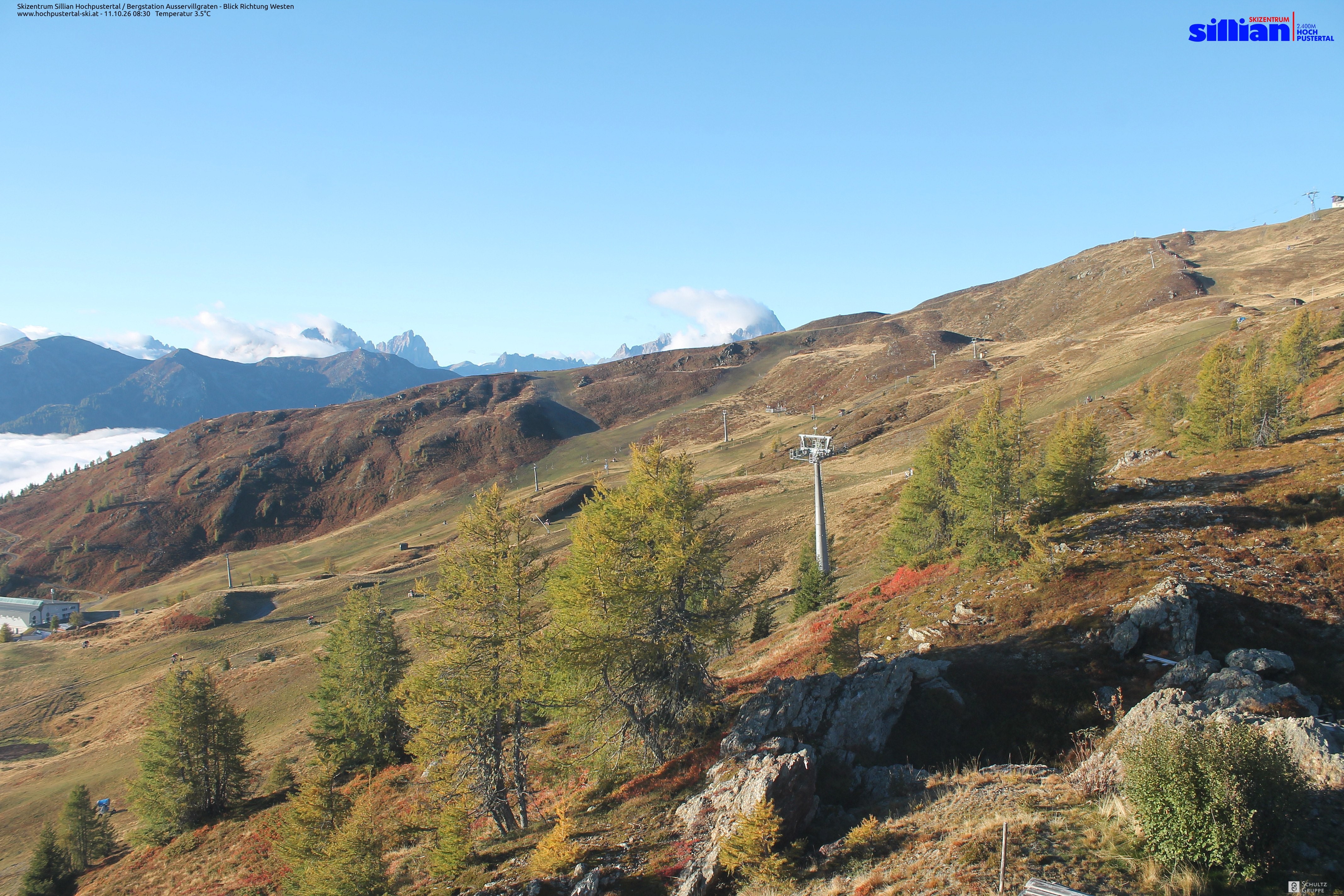 Archiv Foto Webcam Ausservillgraten im Thurntaler-Gebiet
