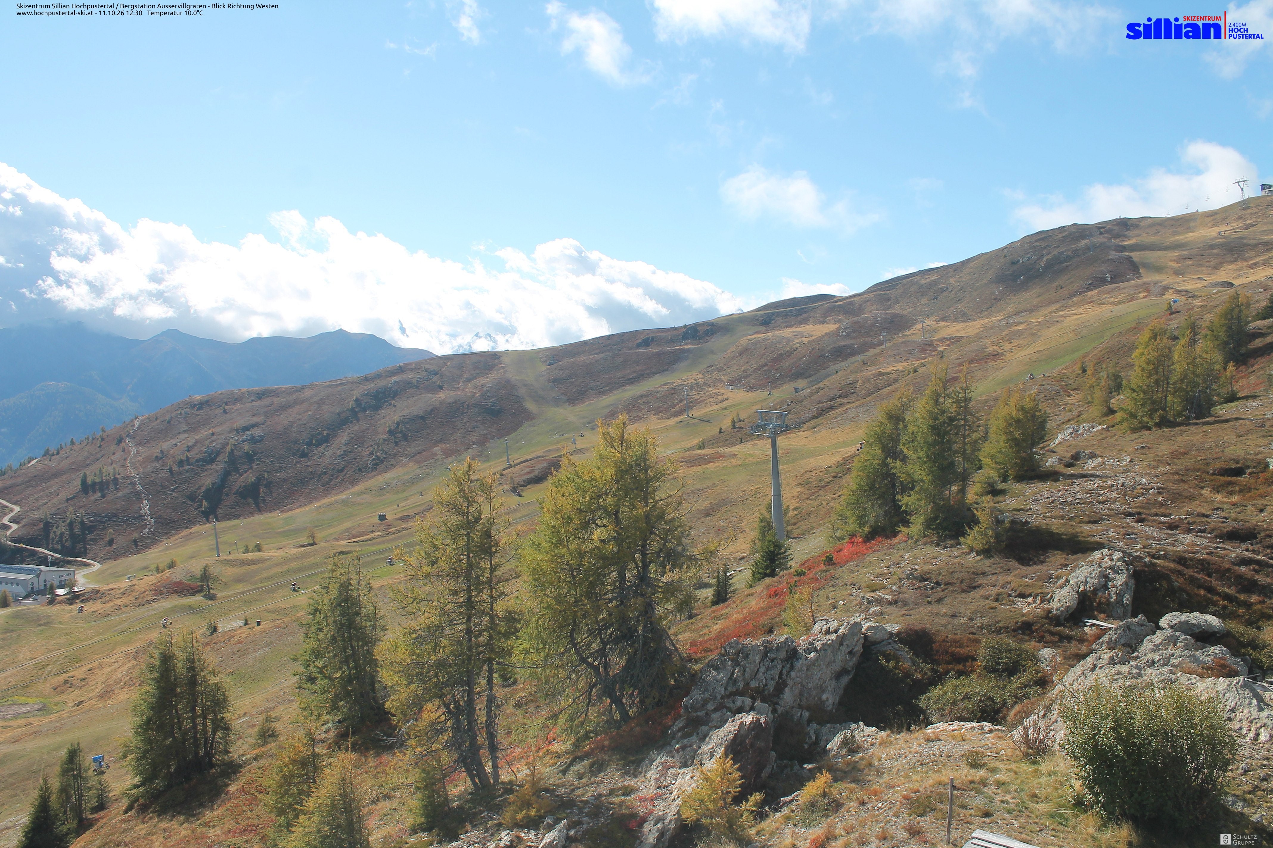 Archiv Foto Webcam Ausservillgraten im Thurntaler-Gebiet