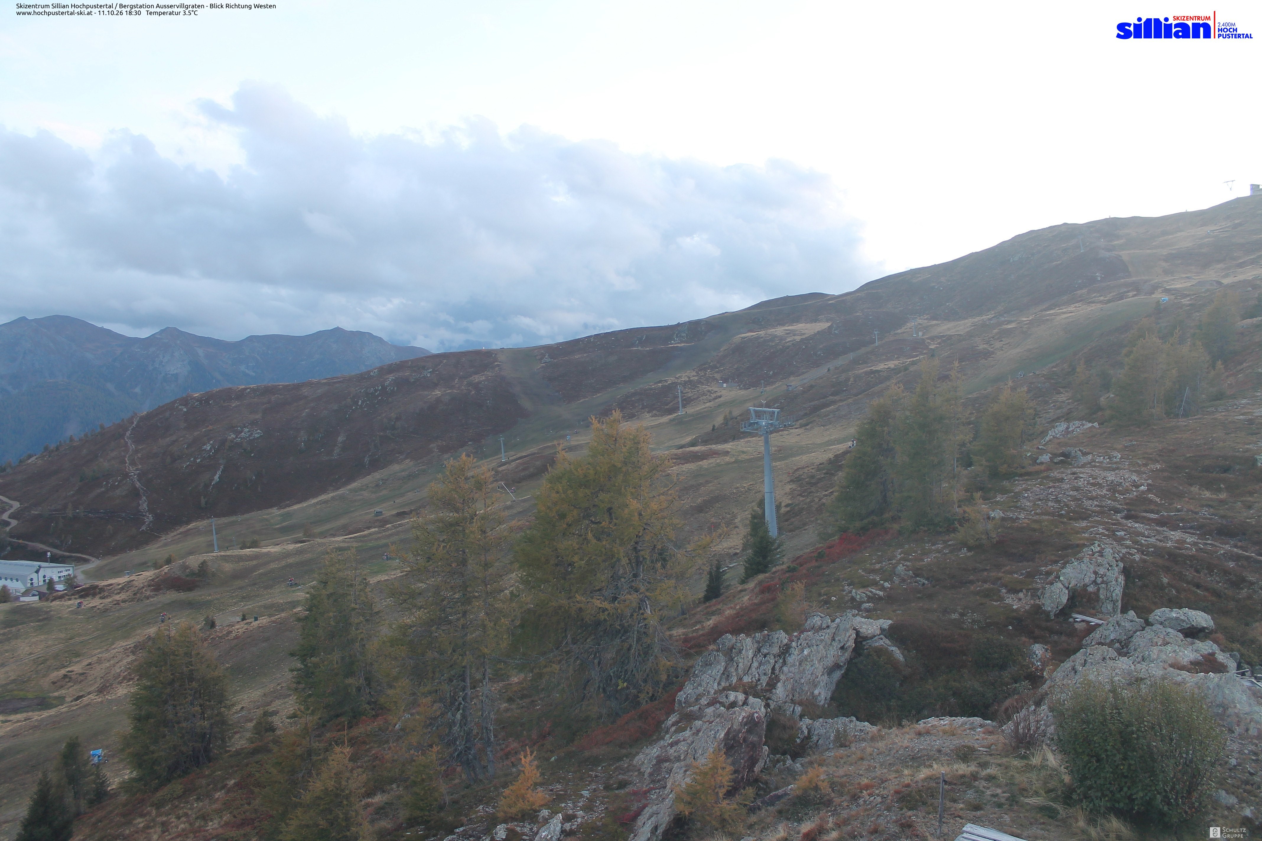 Archiv Foto Webcam Ausservillgraten im Thurntaler-Gebiet