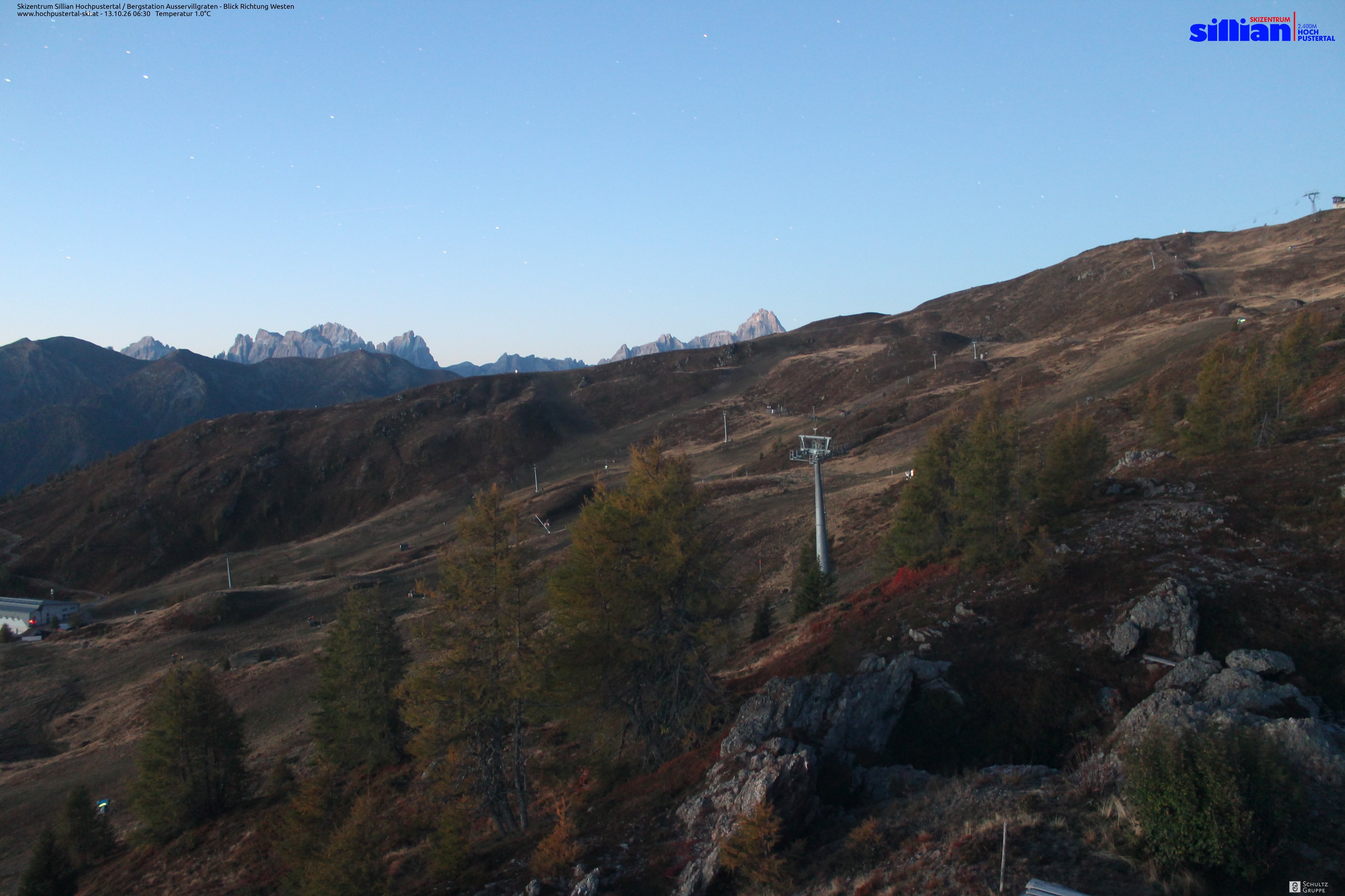 Archiv Foto Webcam Ausservillgraten im Thurntaler-Gebiet