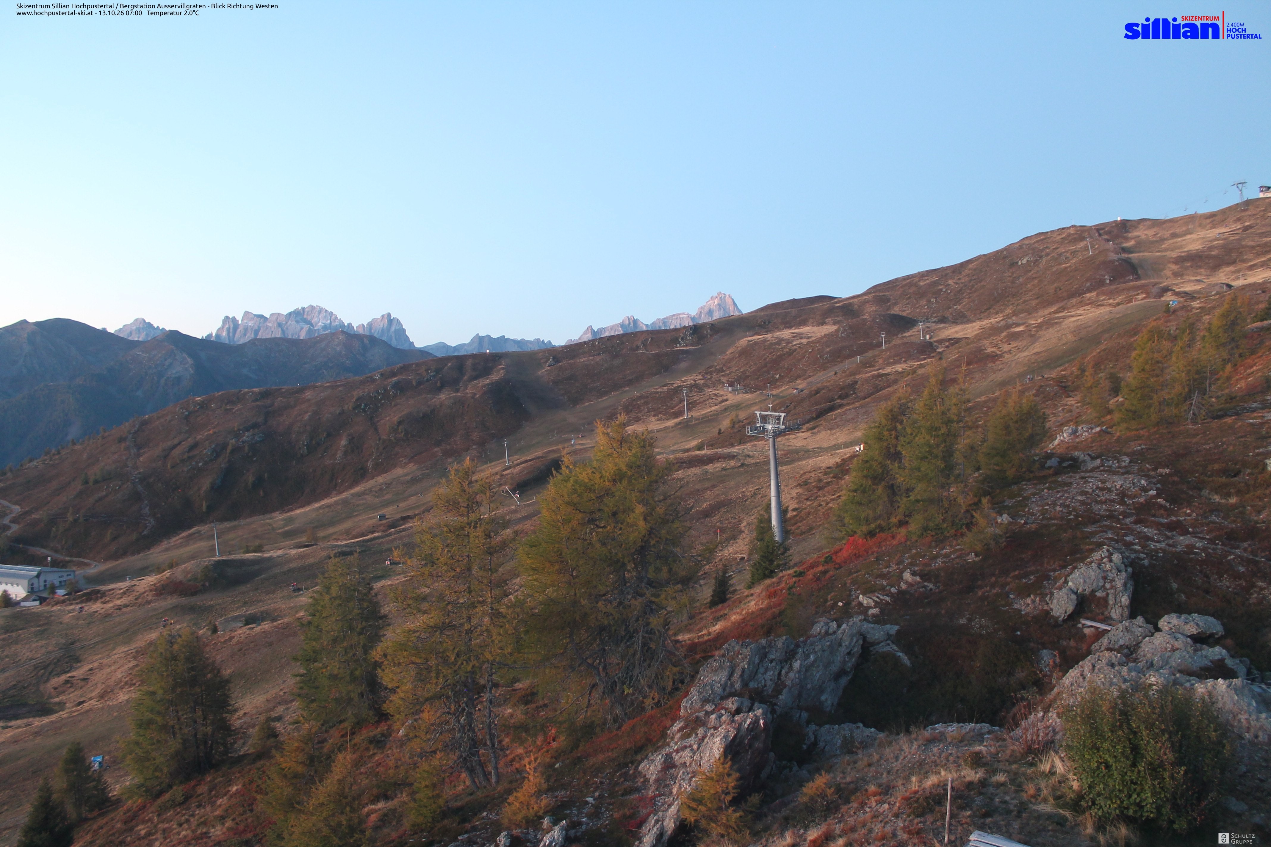 Archiv Foto Webcam Ausservillgraten im Thurntaler-Gebiet