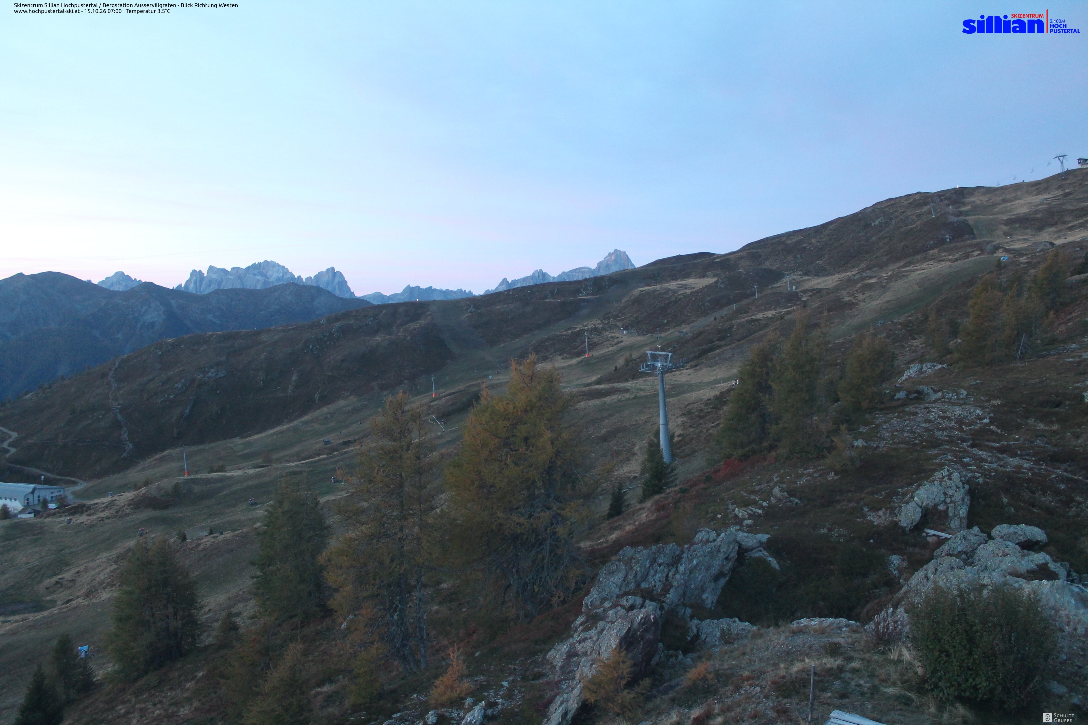 Archiv Foto Webcam Ausservillgraten im Thurntaler-Gebiet