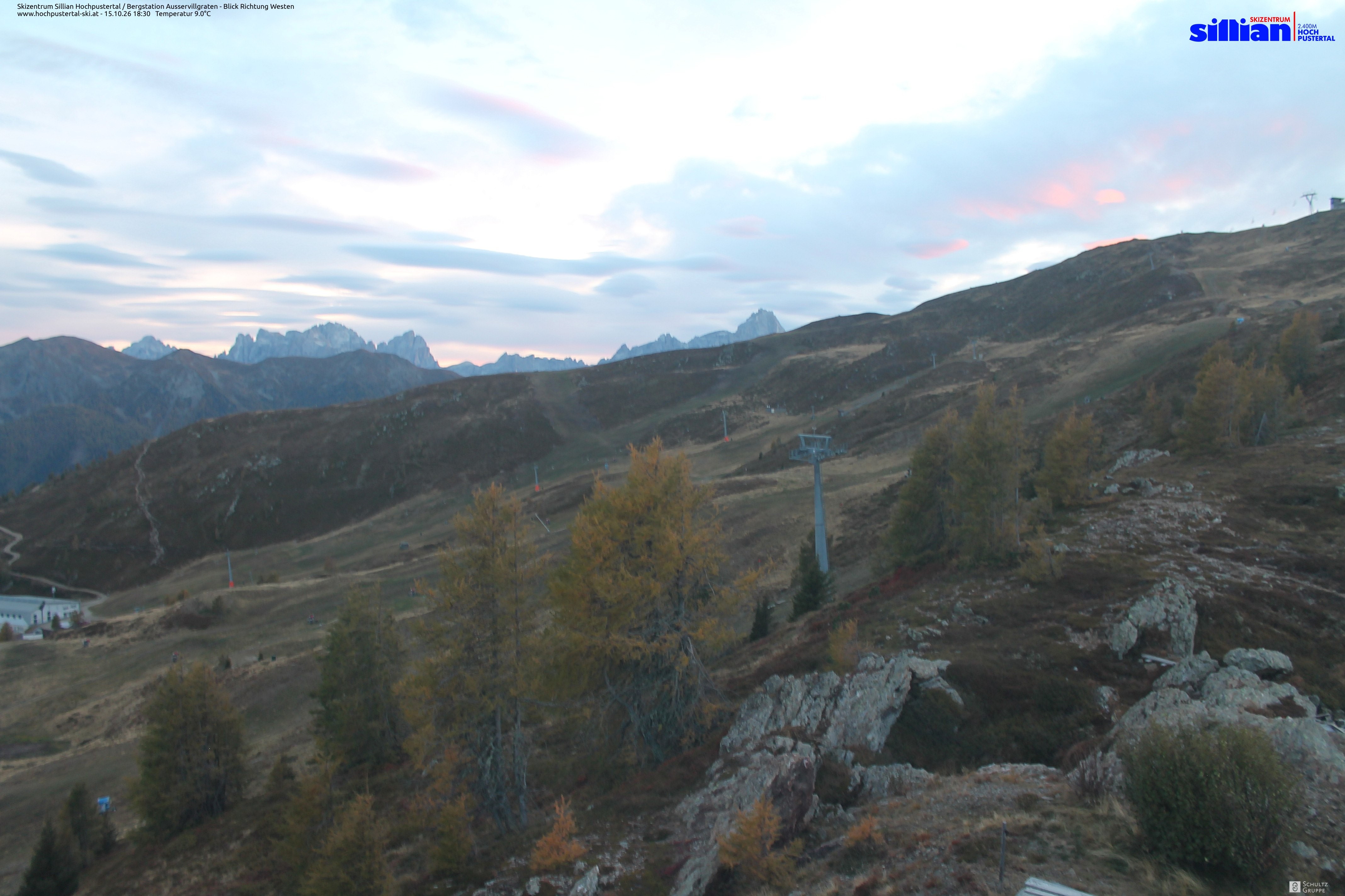 Archiv Foto Webcam Ausservillgraten im Thurntaler-Gebiet