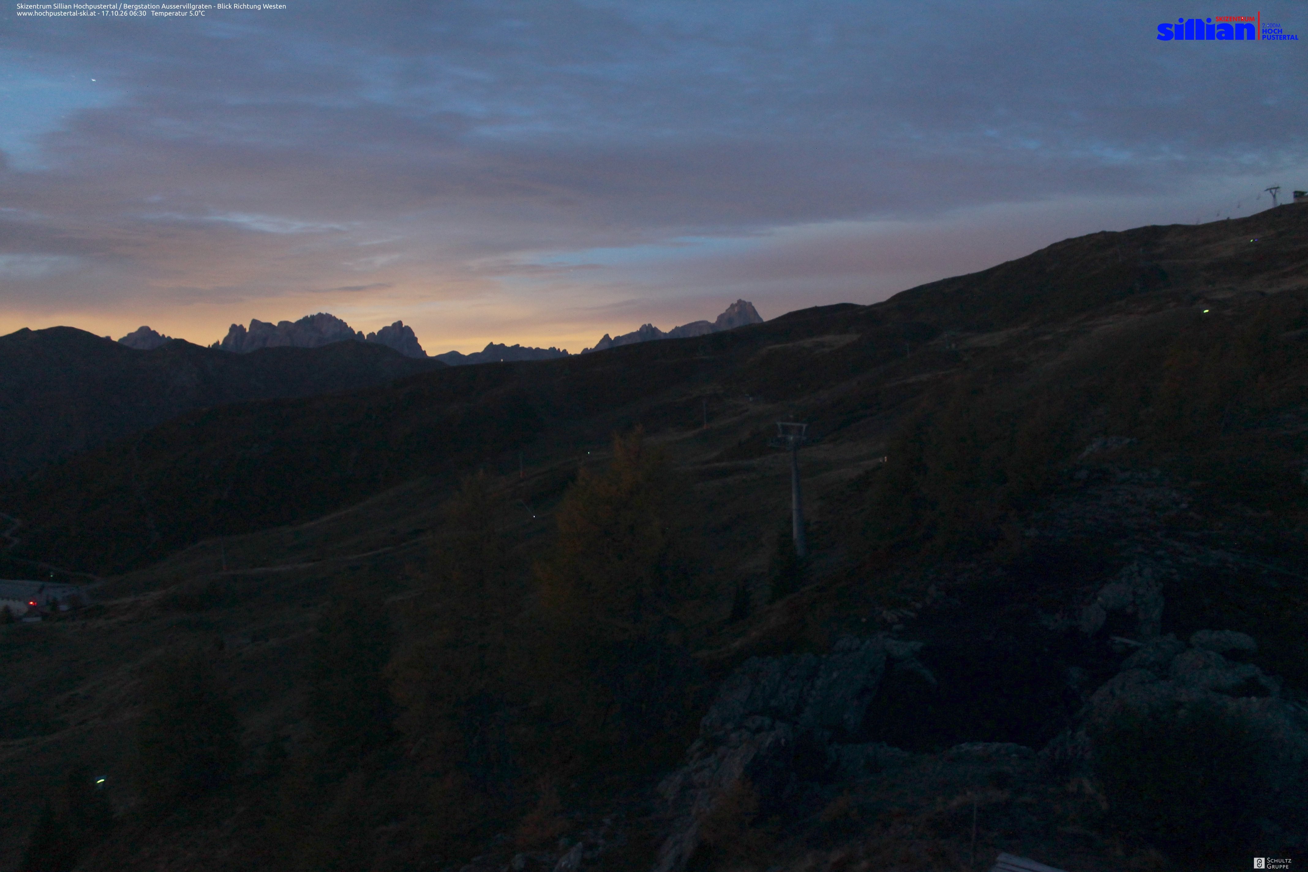 Archiv Foto Webcam Ausservillgraten im Thurntaler-Gebiet