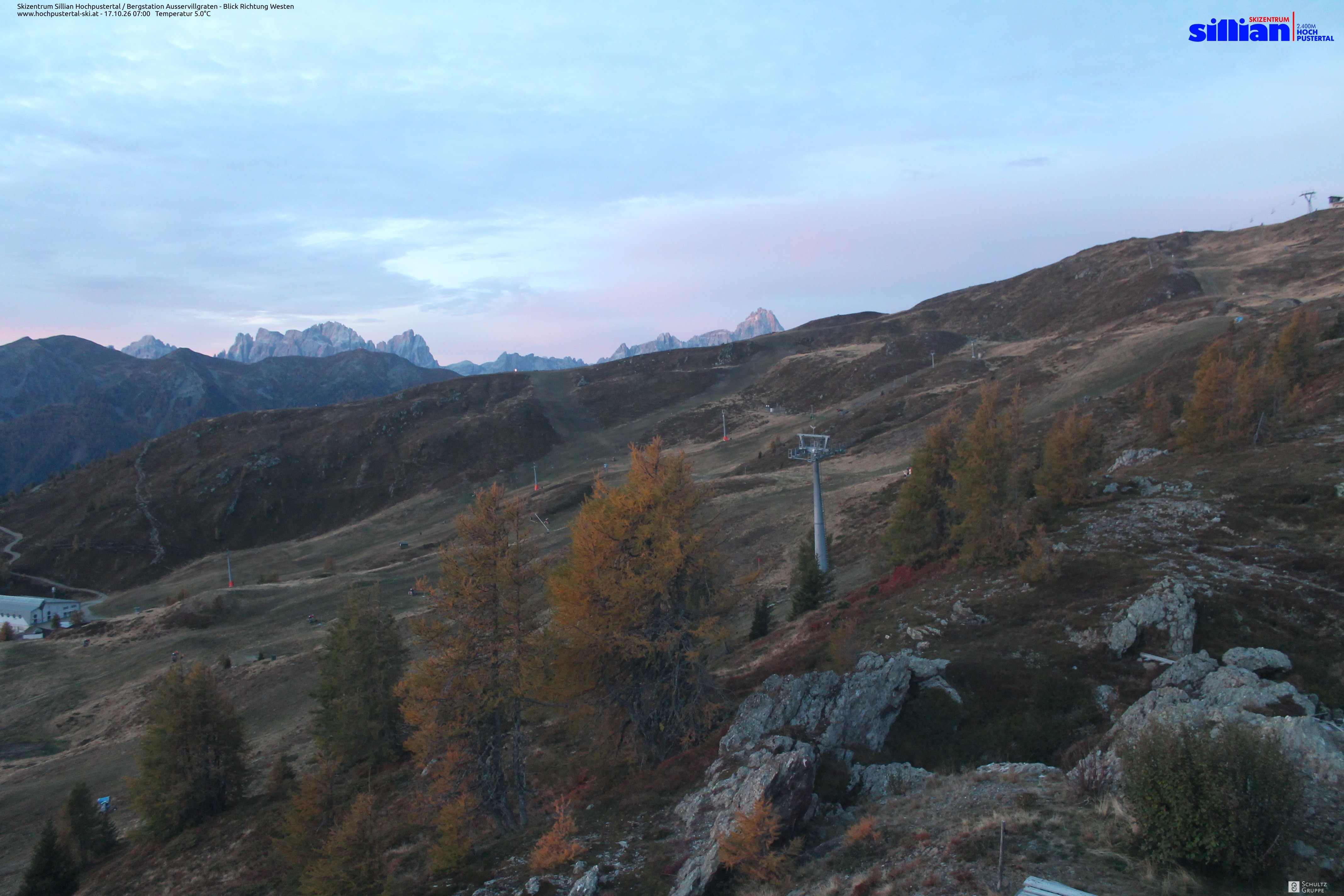 Archiv Foto Webcam Ausservillgraten im Thurntaler-Gebiet