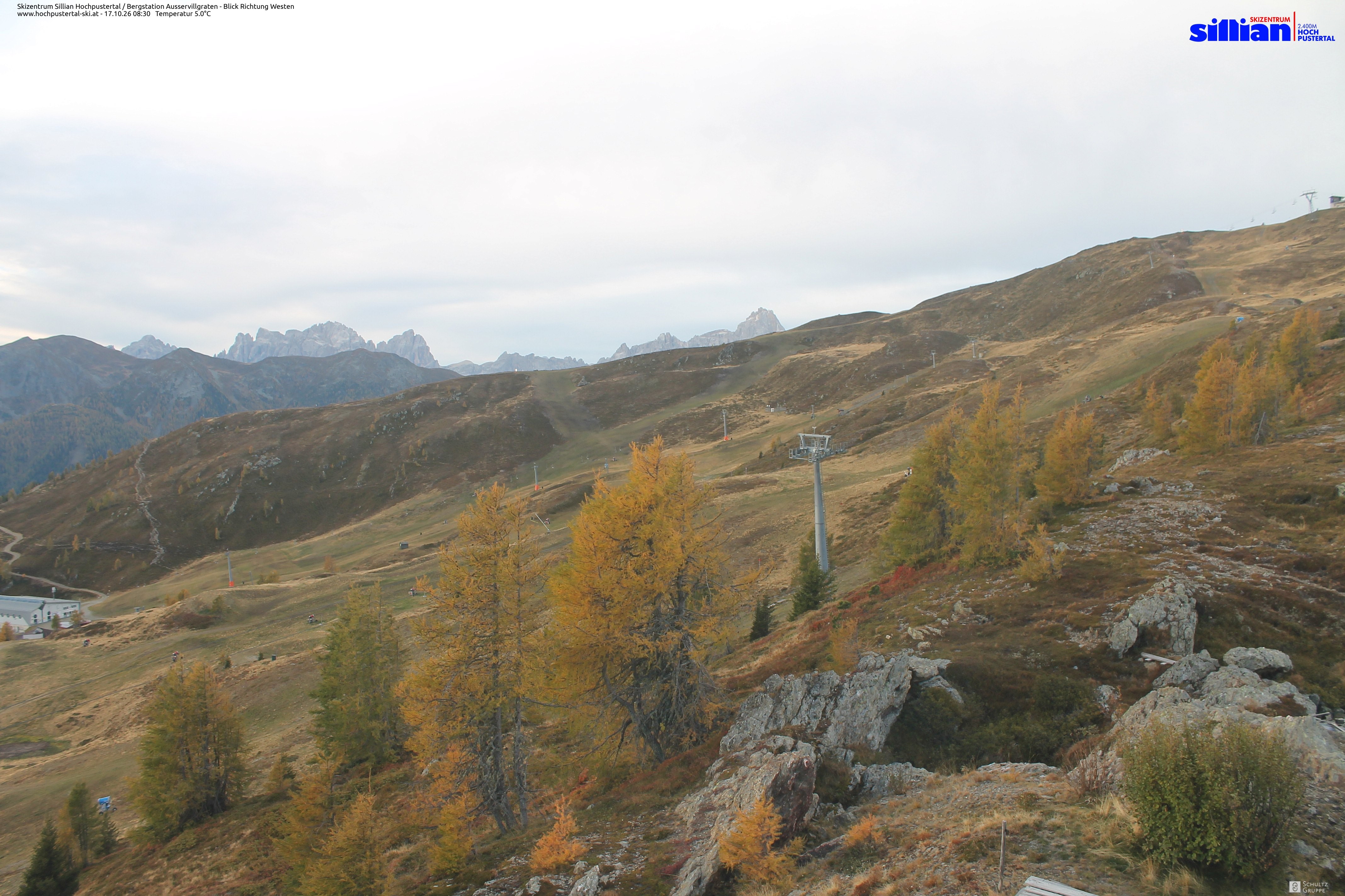 Archiv Foto Webcam Ausservillgraten im Thurntaler-Gebiet