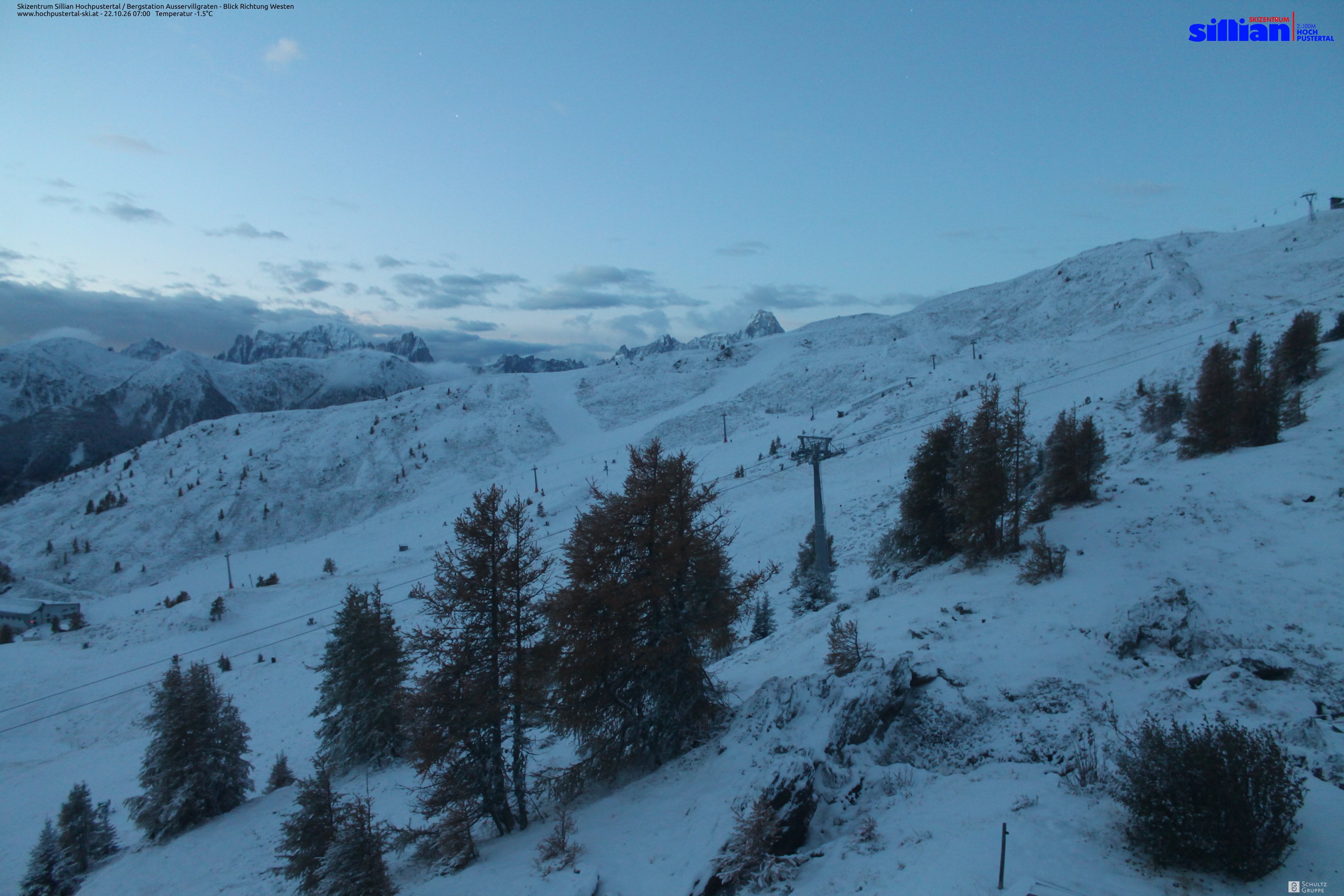 Archiv Foto Webcam Ausservillgraten im Thurntaler-Gebiet