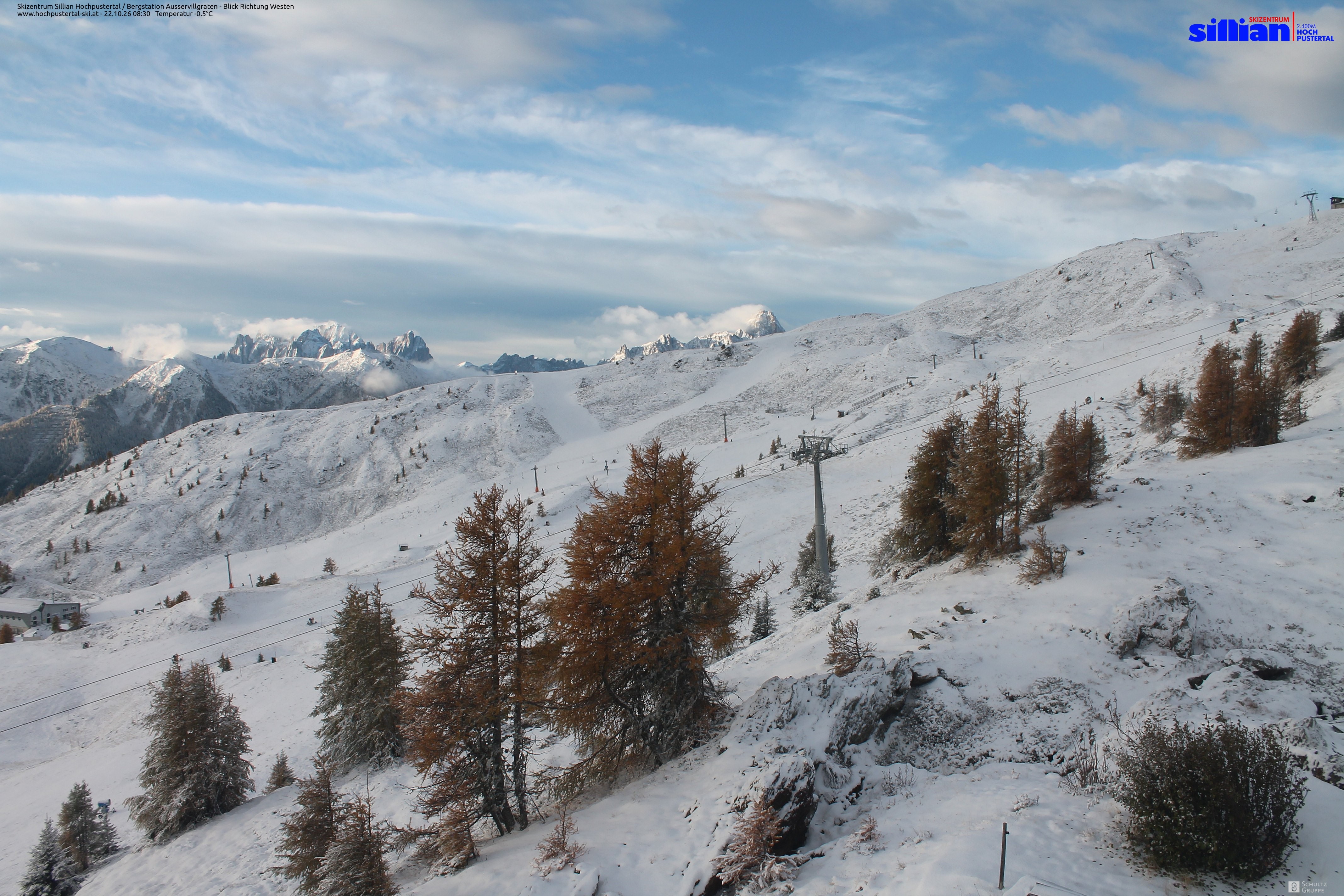 Archiv Foto Webcam Ausservillgraten im Thurntaler-Gebiet