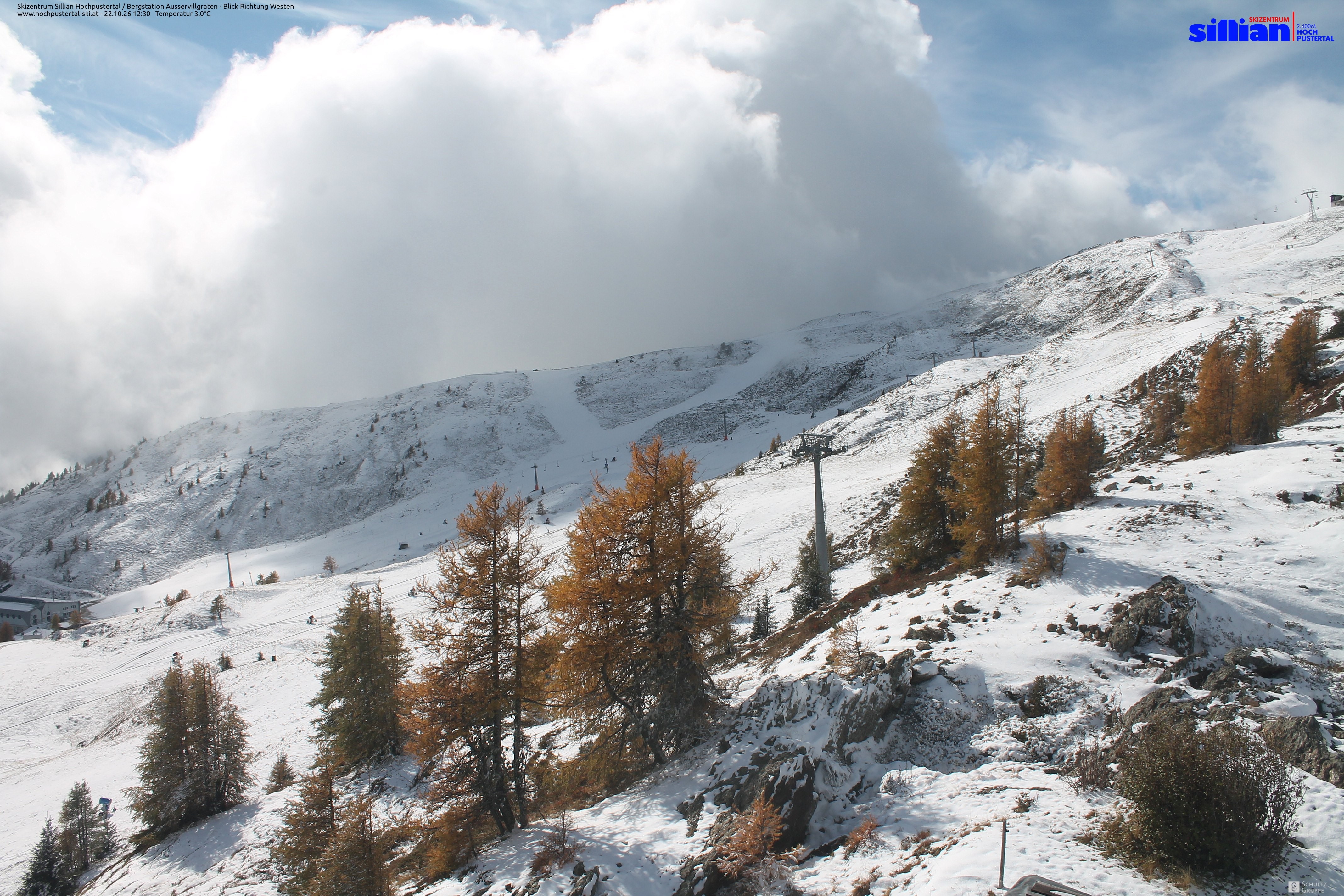 Archiv Foto Webcam Ausservillgraten im Thurntaler-Gebiet