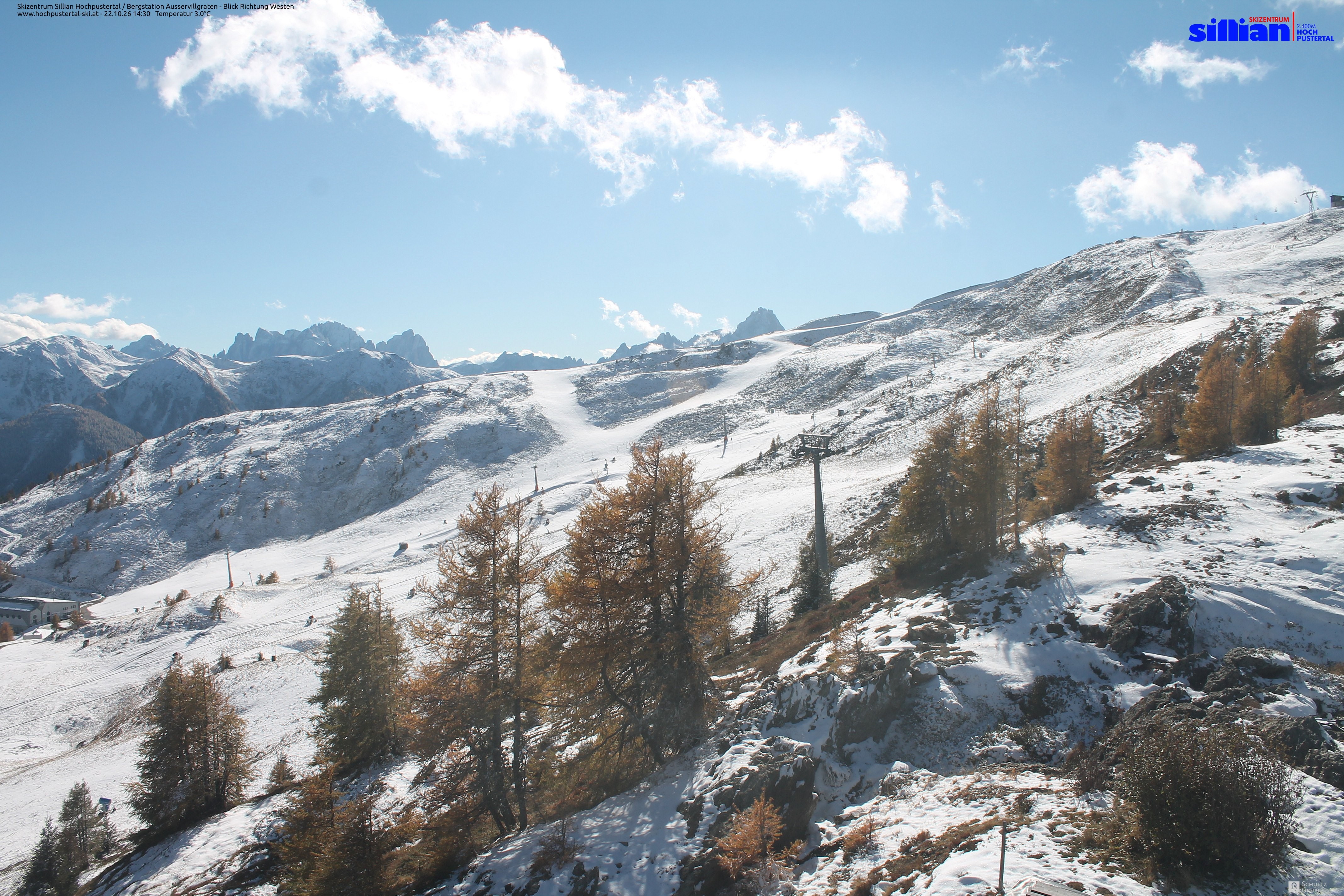 Archiv Foto Webcam Ausservillgraten im Thurntaler-Gebiet
