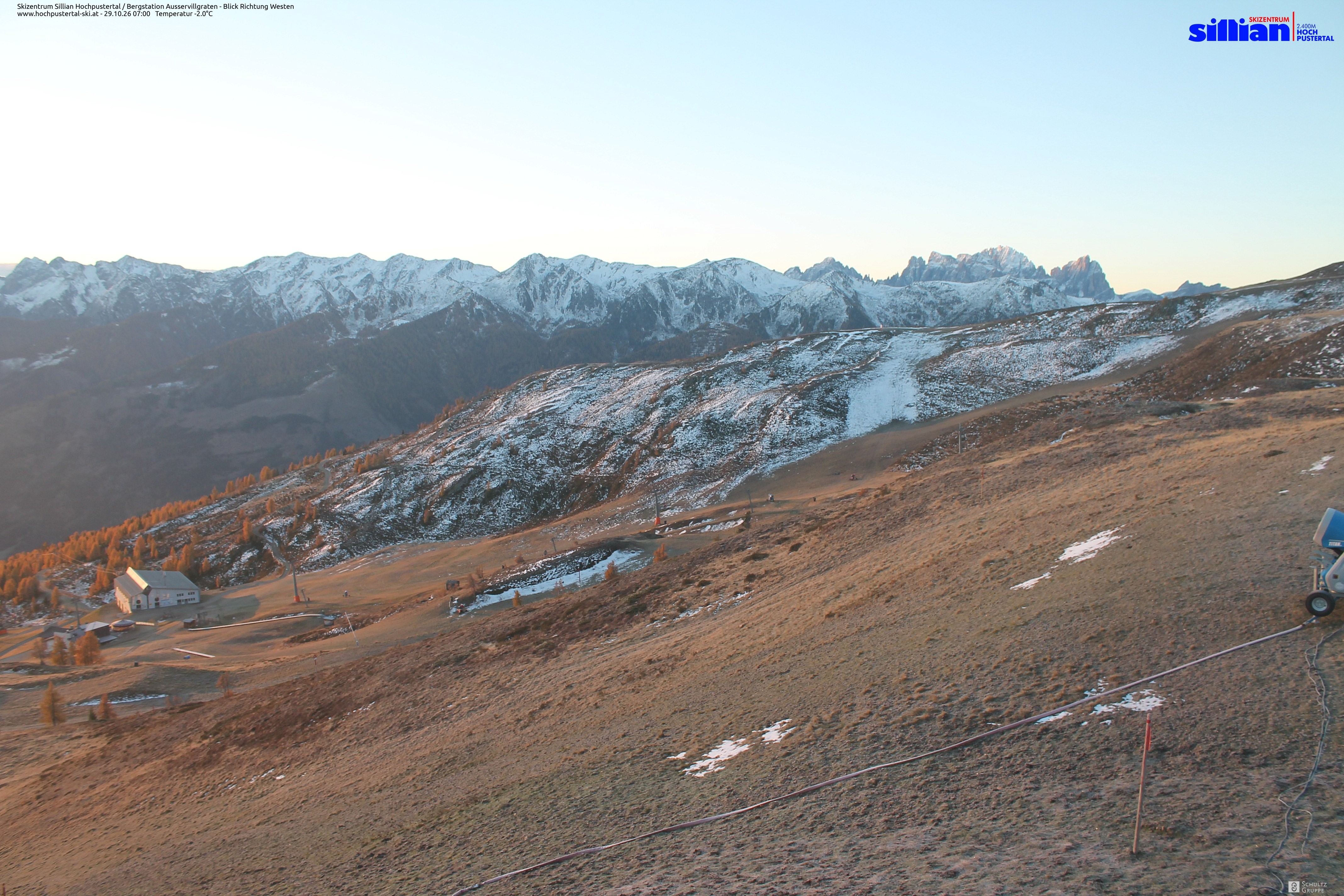 Archiv Foto Webcam Ausservillgraten im Thurntaler-Gebiet