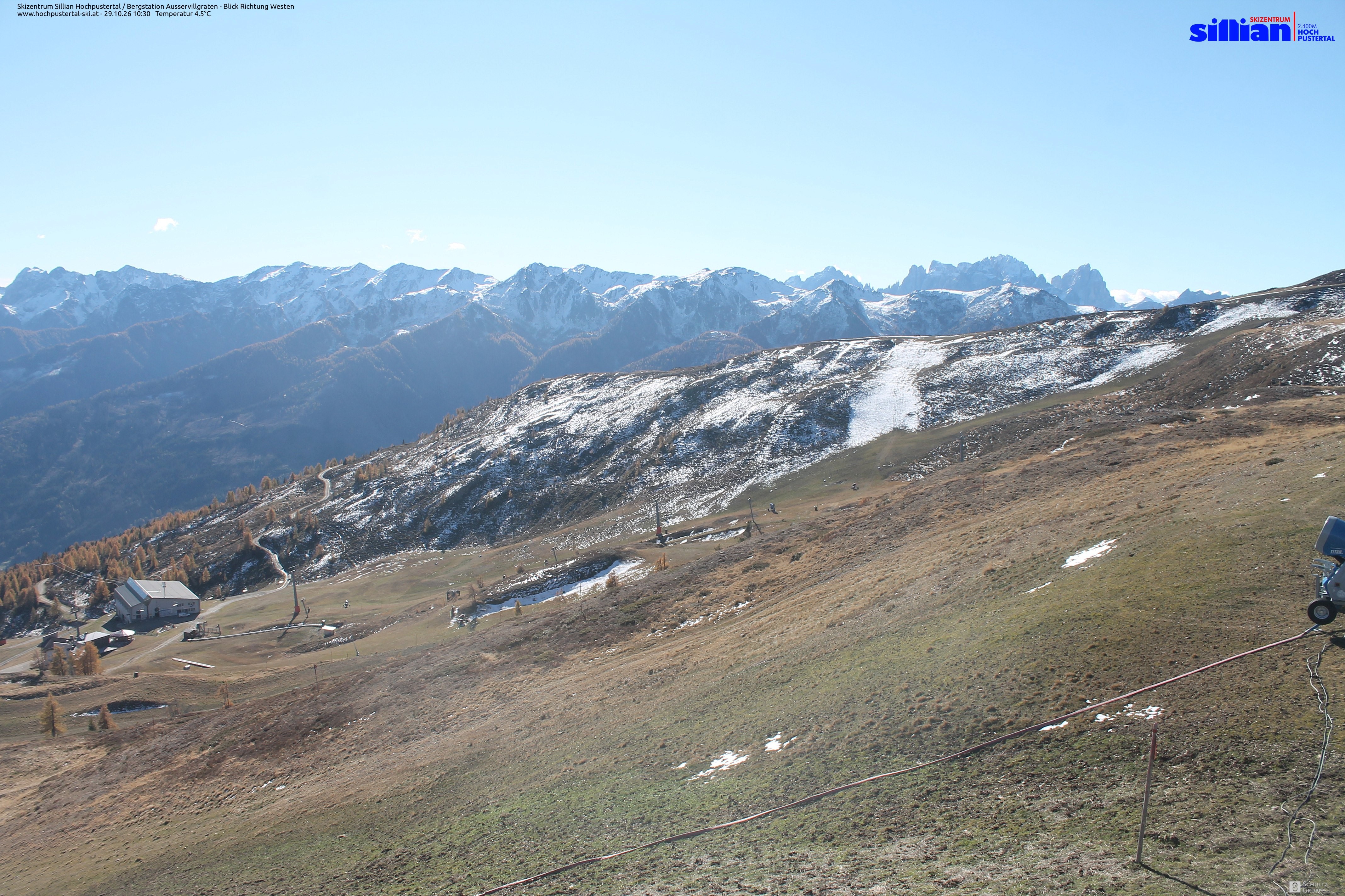 Archiv Foto Webcam Ausservillgraten im Thurntaler-Gebiet