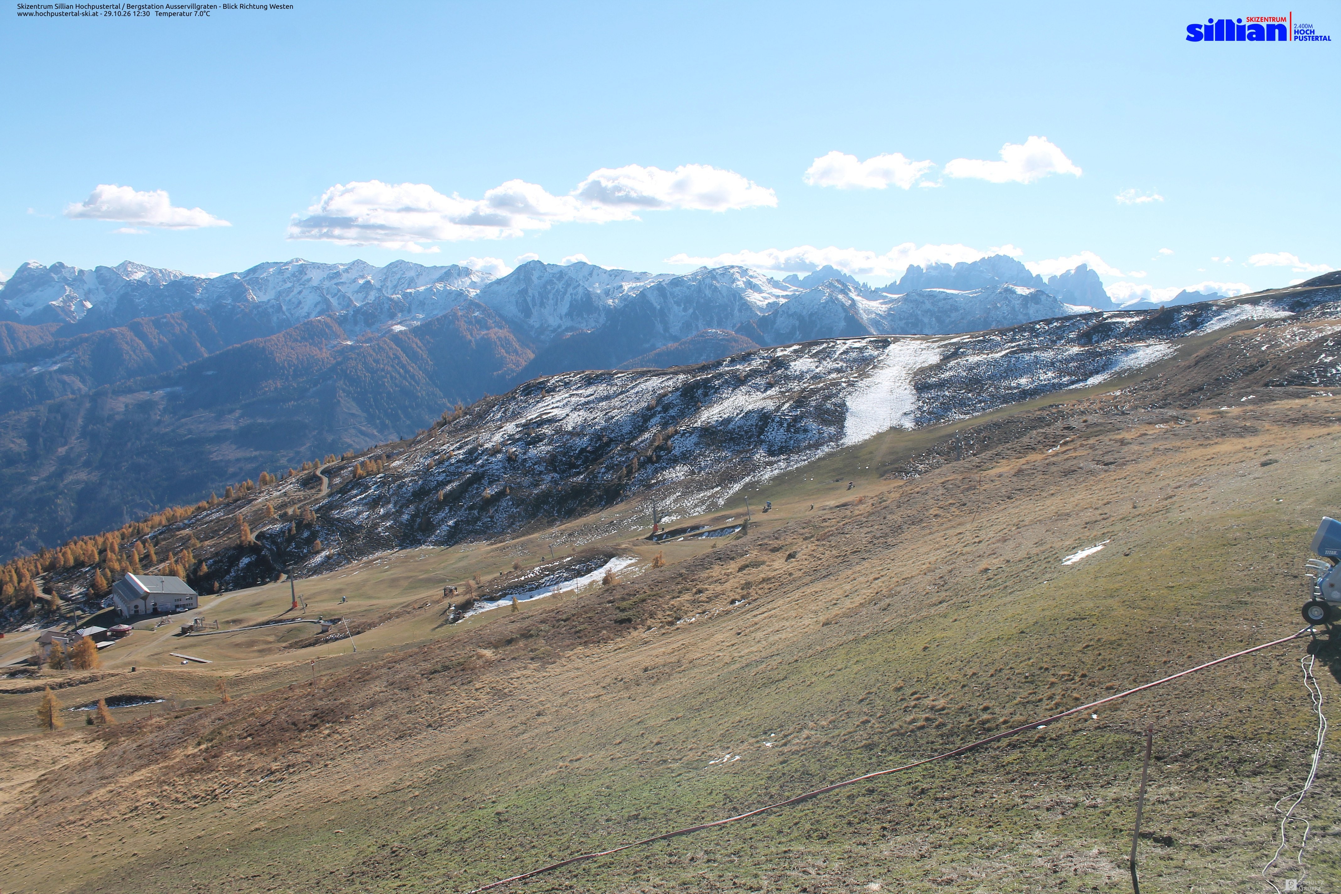 Archiv Foto Webcam Ausservillgraten im Thurntaler-Gebiet