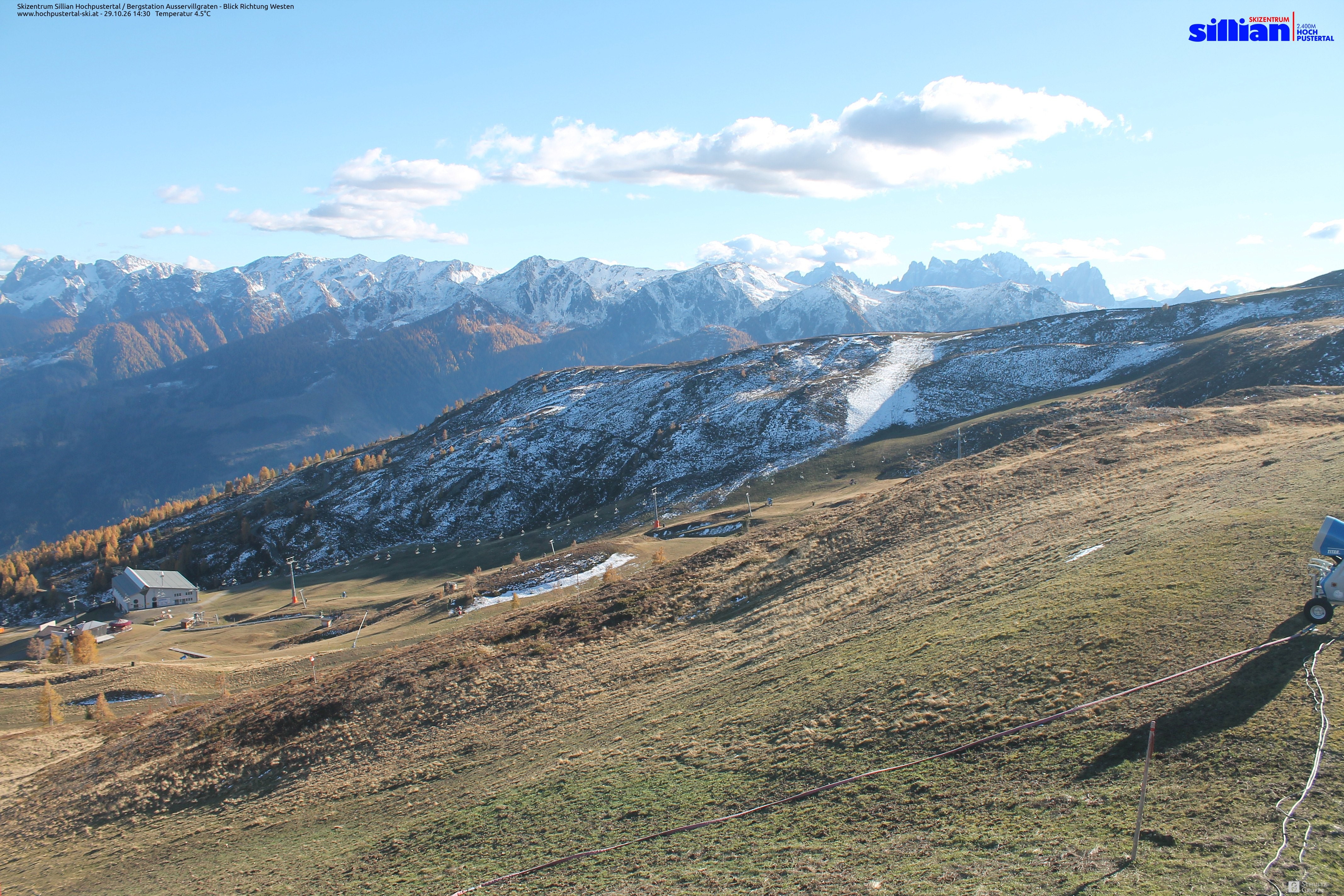 Archiv Foto Webcam Ausservillgraten im Thurntaler-Gebiet
