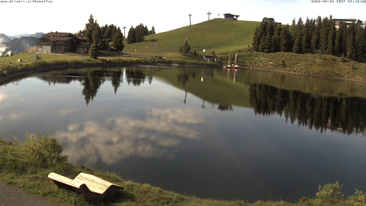 Archived image Webcam Lake Jochstub'n-See, Scheffau