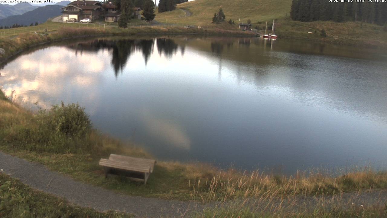Archived image Webcam Lake Jochstub'n-See, Scheffau