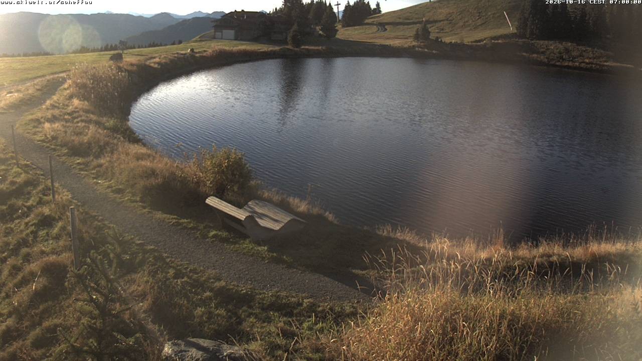 Archived image Webcam Lake Jochstub'n-See, Scheffau