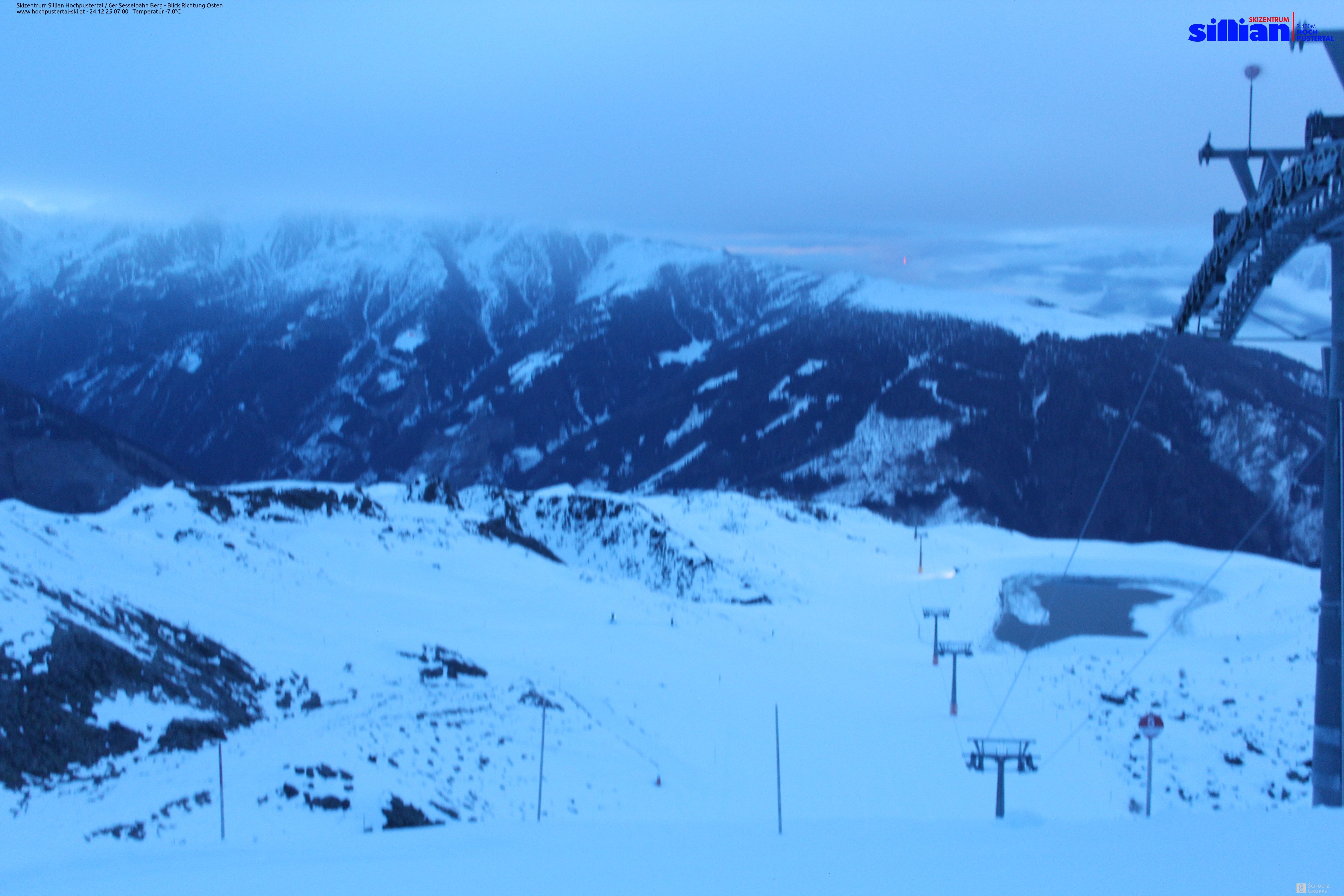 Archiv Foto Webcam Sillian, 6er-Sesselbahn Thurntaler