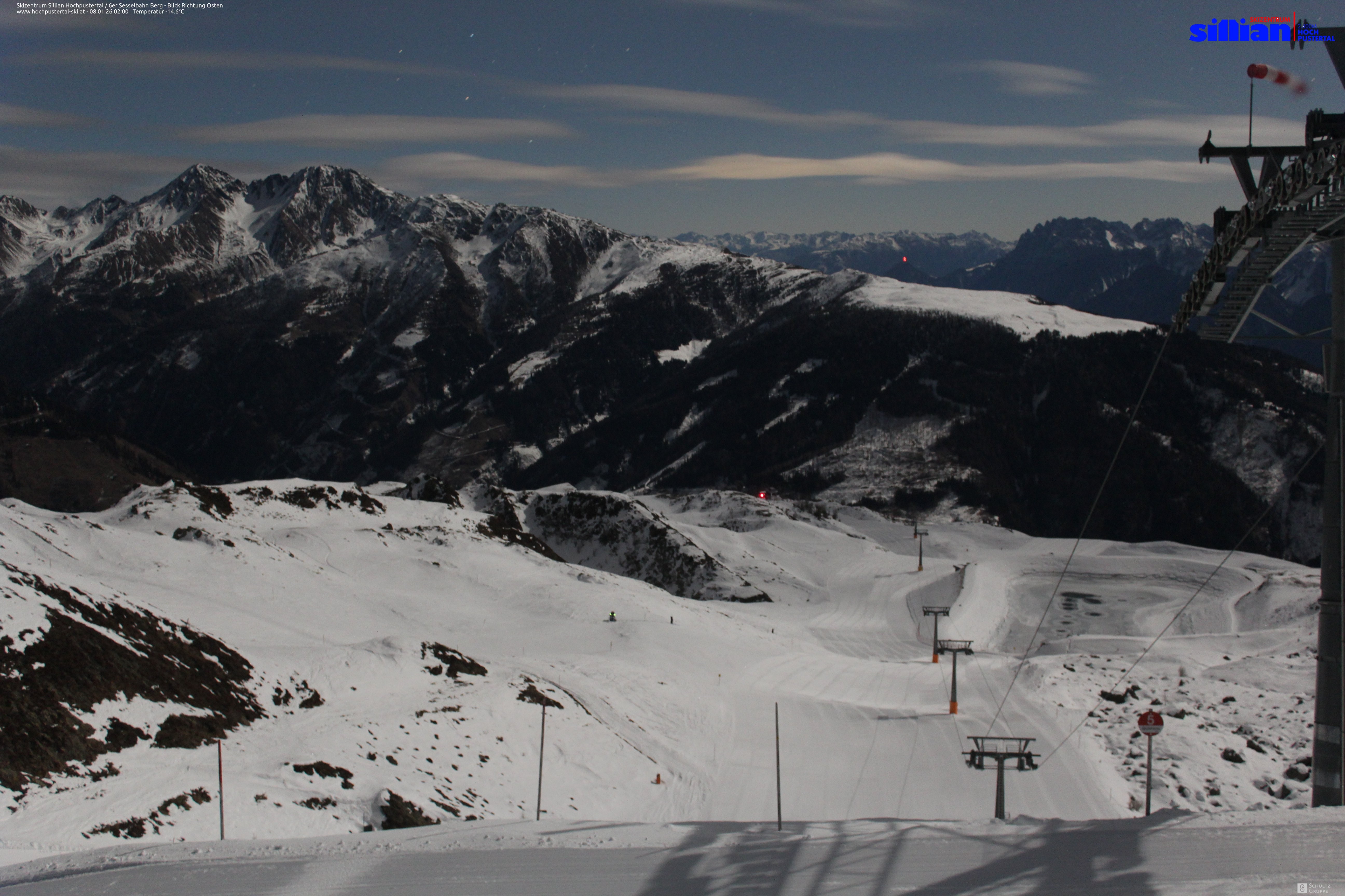 Archiv Foto Webcam Sillian, 6er-Sesselbahn Thurntaler