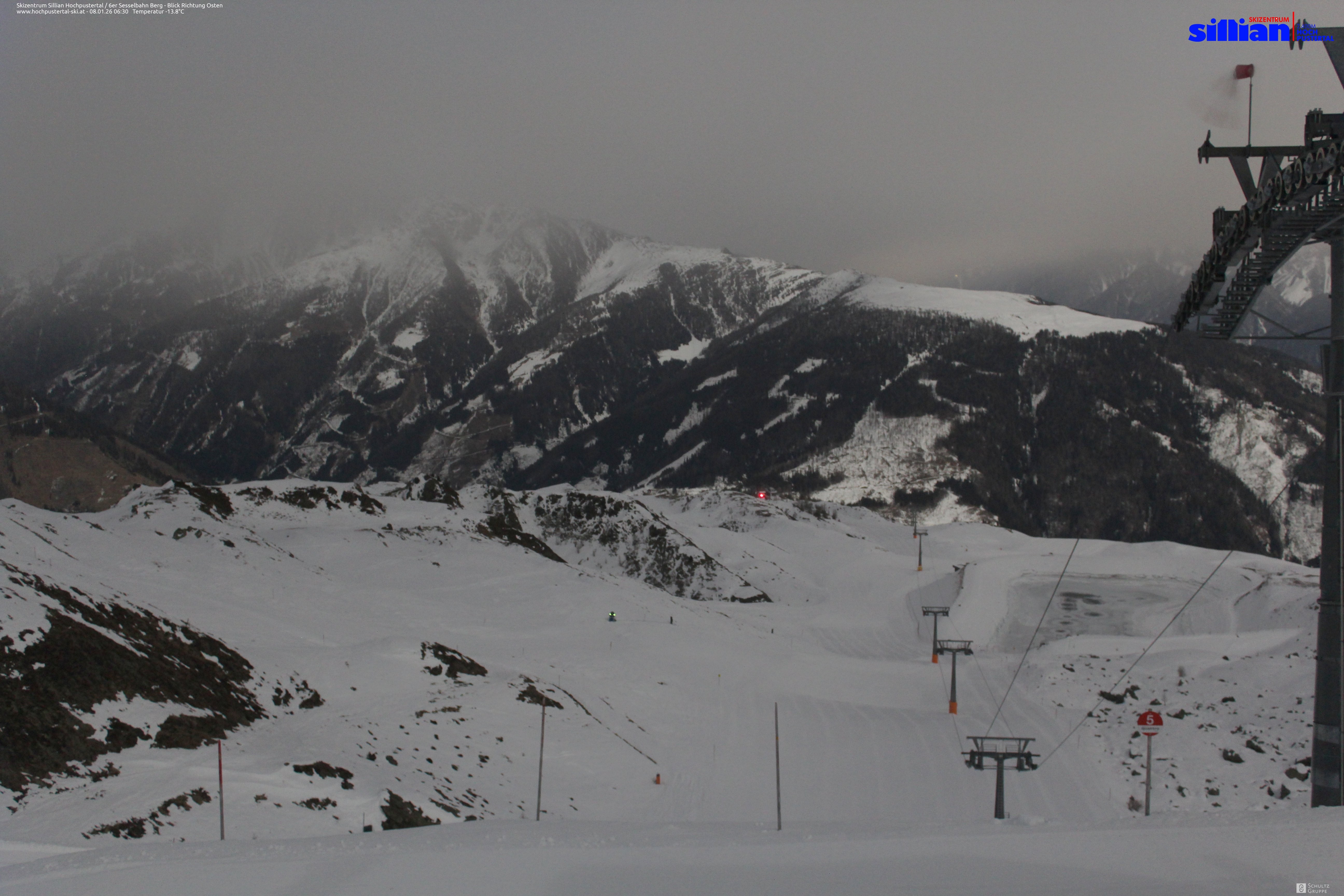 Archiv Foto Webcam Sillian, 6er-Sesselbahn Thurntaler