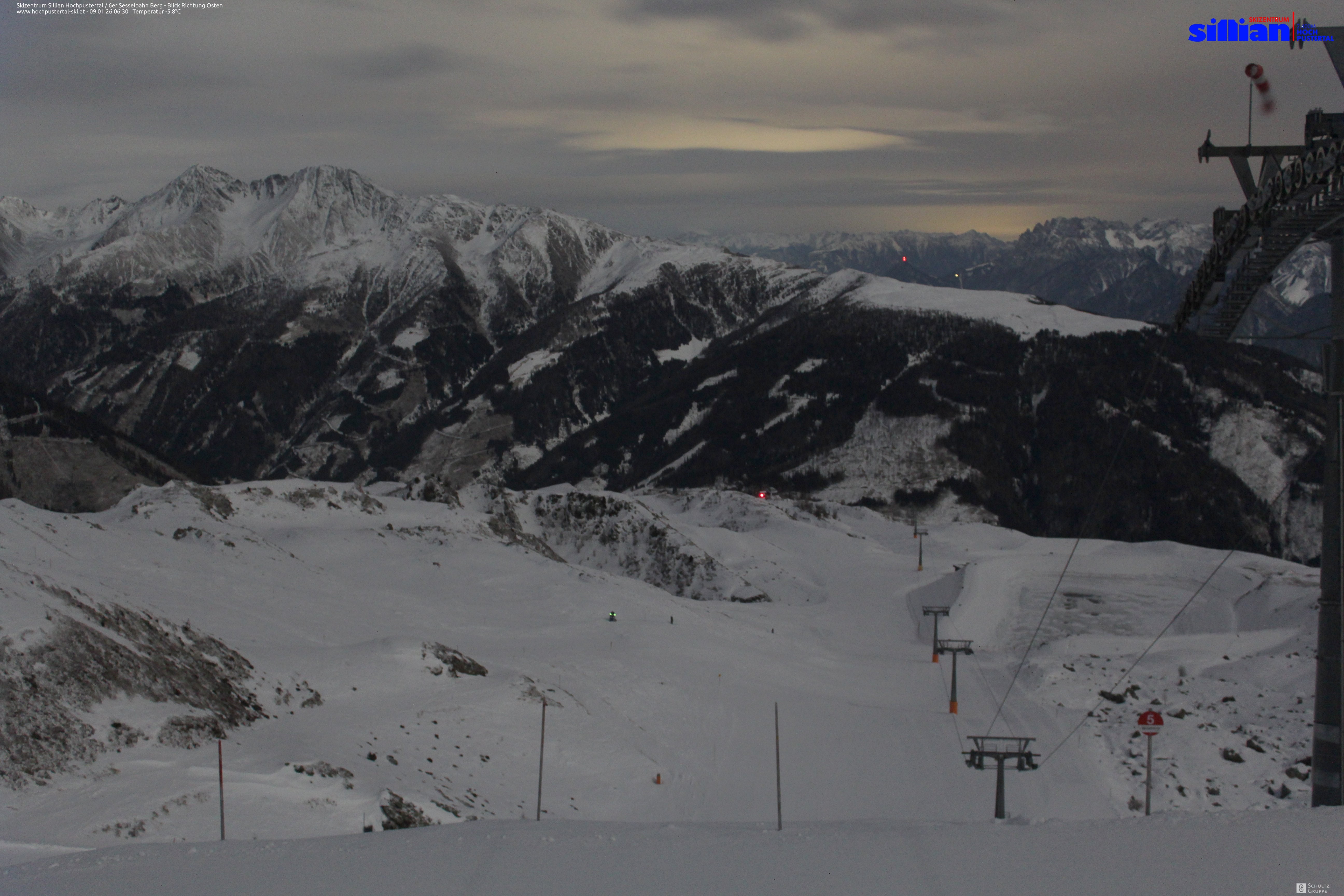 Archiv Foto Webcam Sillian, 6er-Sesselbahn Thurntaler