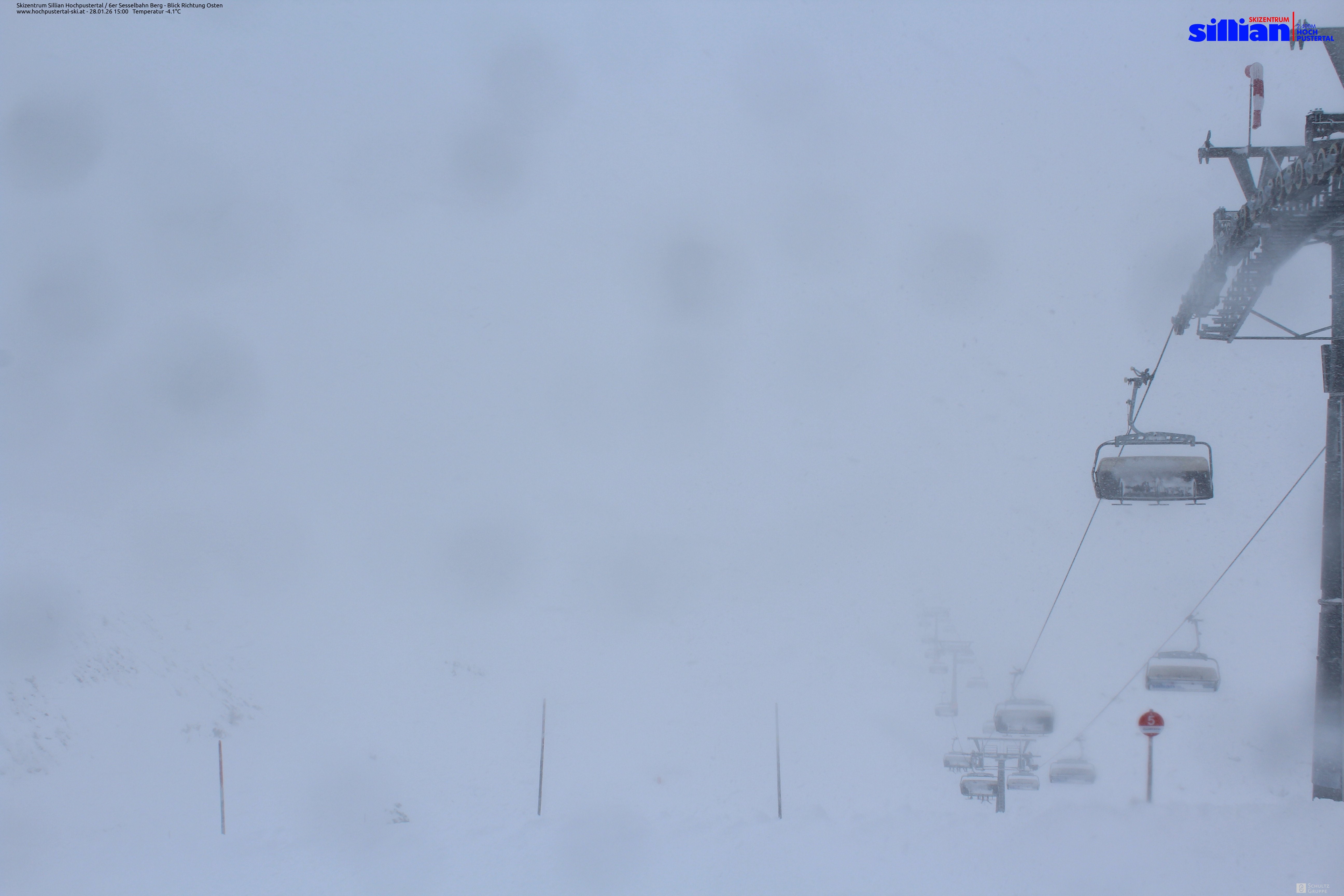 Archiv Foto Webcam Sillian, 6er-Sesselbahn Thurntaler