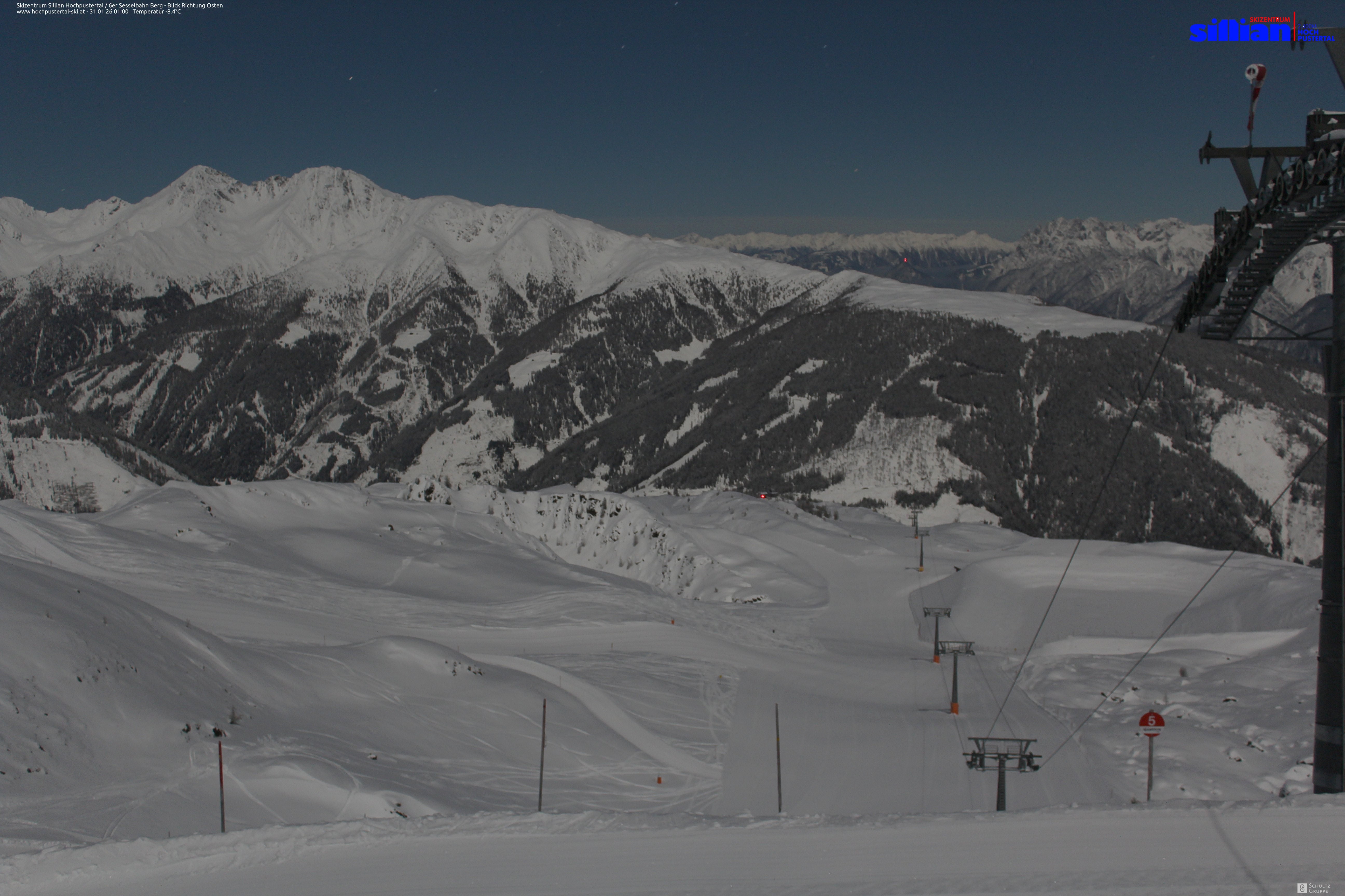 Archiv Foto Webcam Sillian, 6er-Sesselbahn Thurntaler