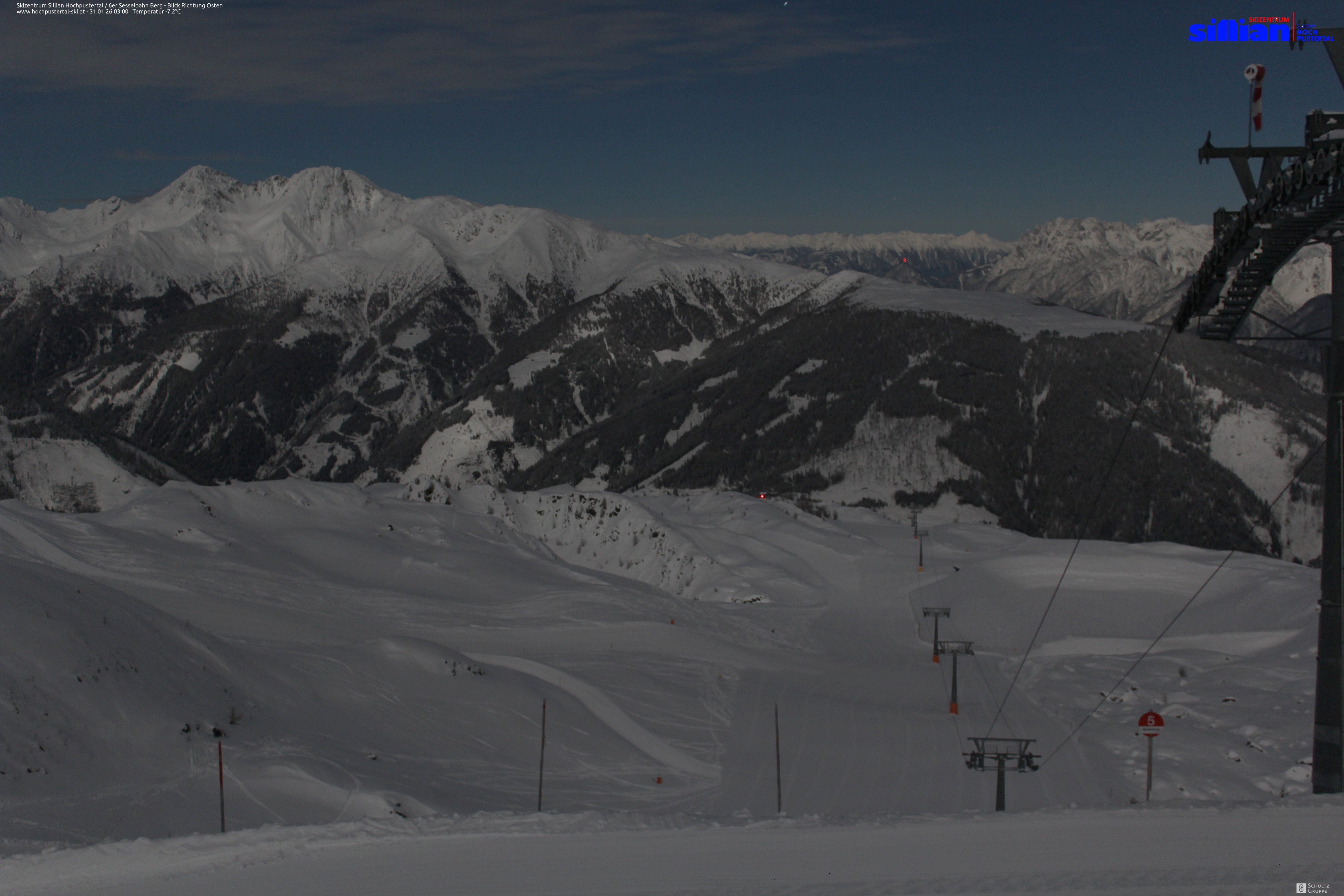 Archiv Foto Webcam Sillian, 6er-Sesselbahn Thurntaler