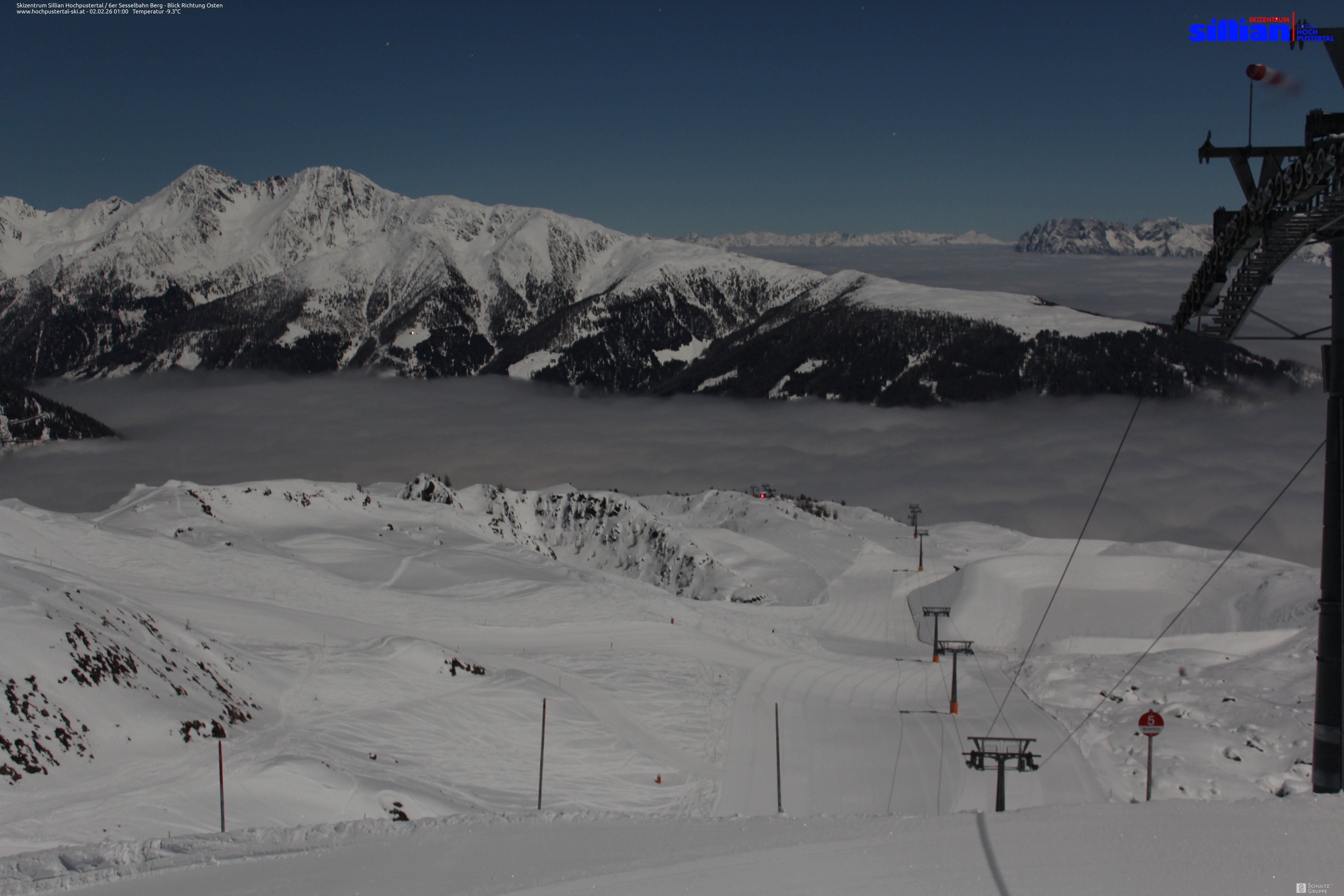 Archiv Foto Webcam Sillian, 6er-Sesselbahn Thurntaler