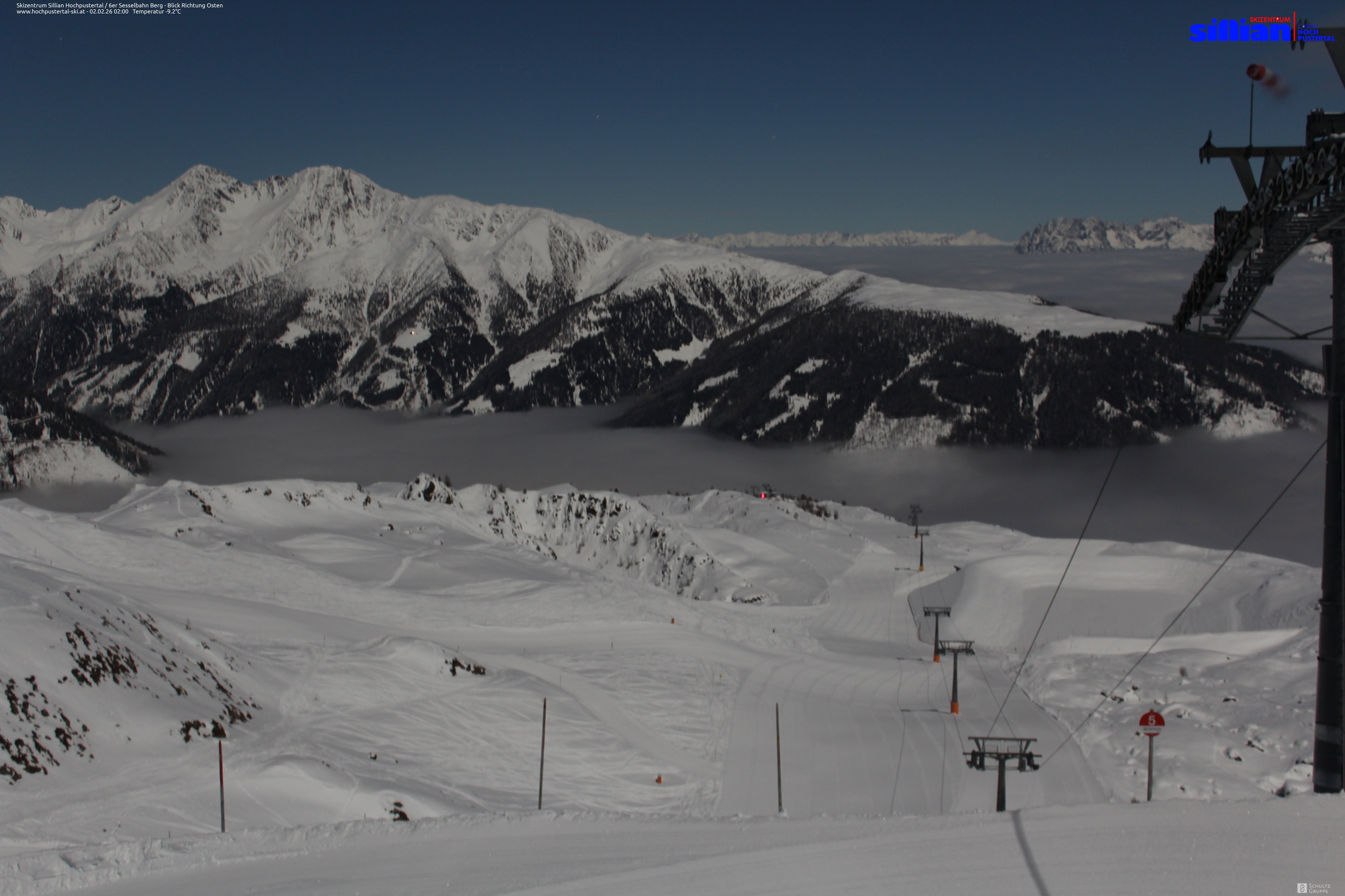 Archiv Foto Webcam Sillian, 6er-Sesselbahn Thurntaler