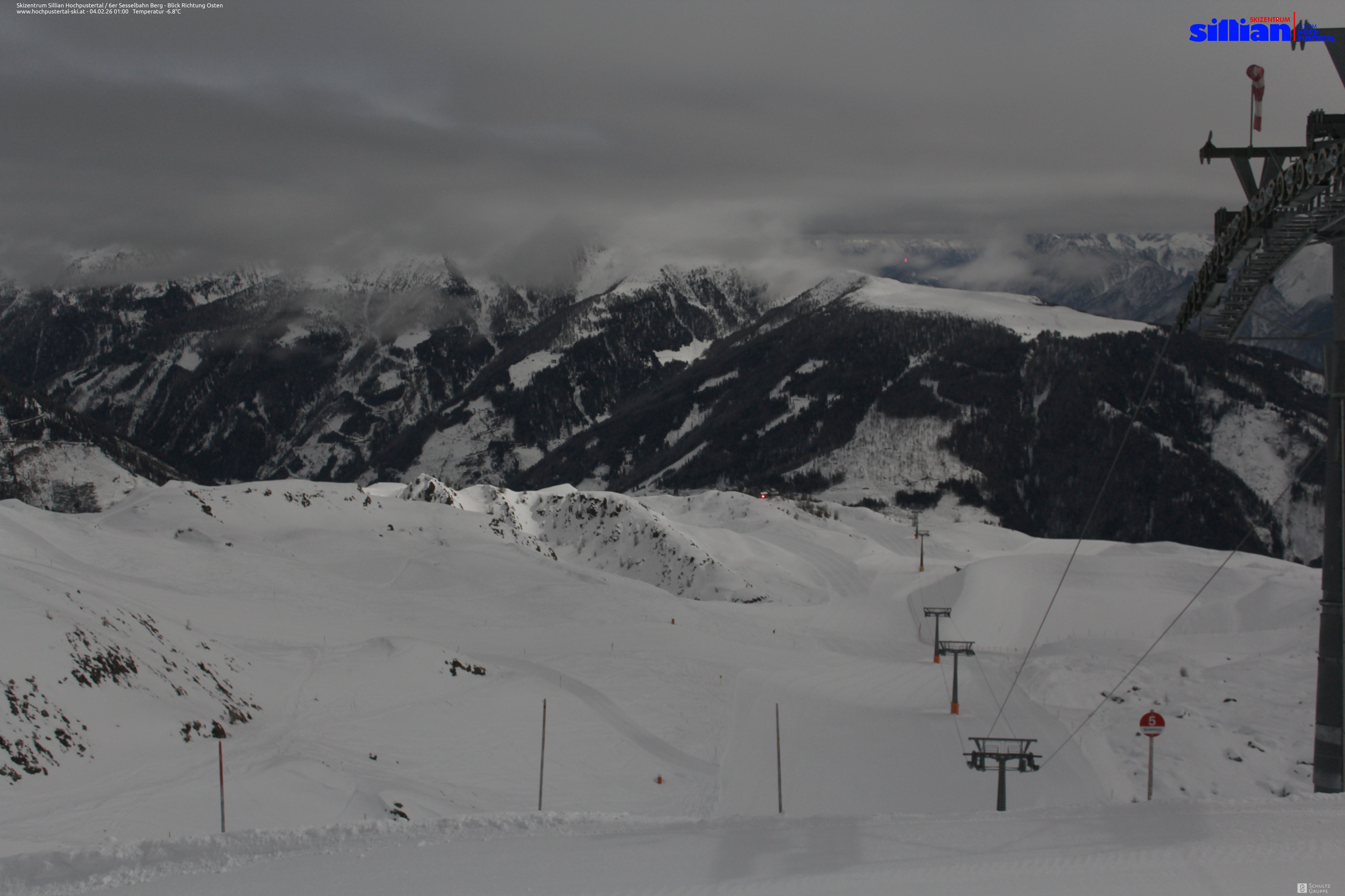 Archiv Foto Webcam Sillian, 6er-Sesselbahn Thurntaler