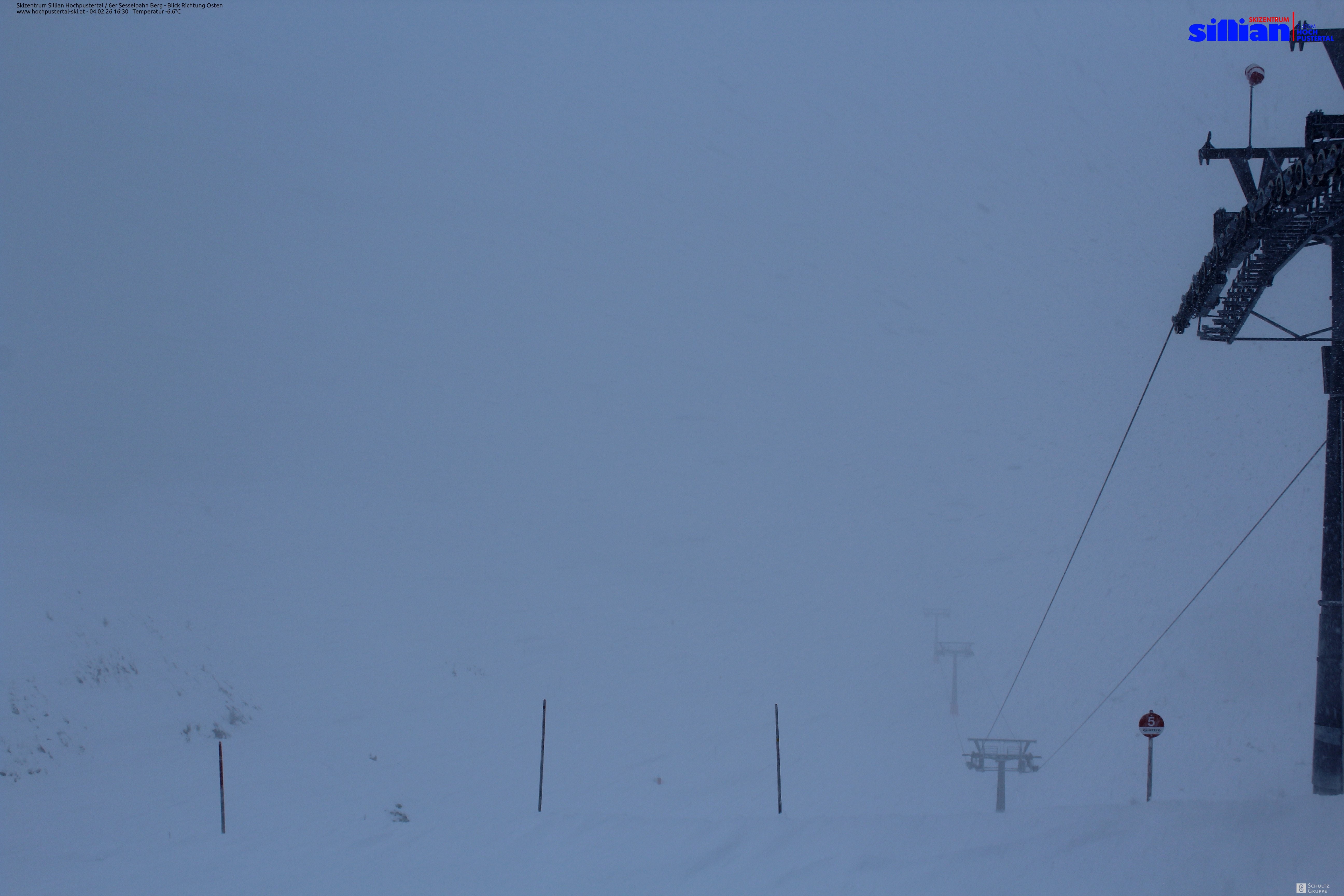Archiv Foto Webcam Sillian, 6er-Sesselbahn Thurntaler
