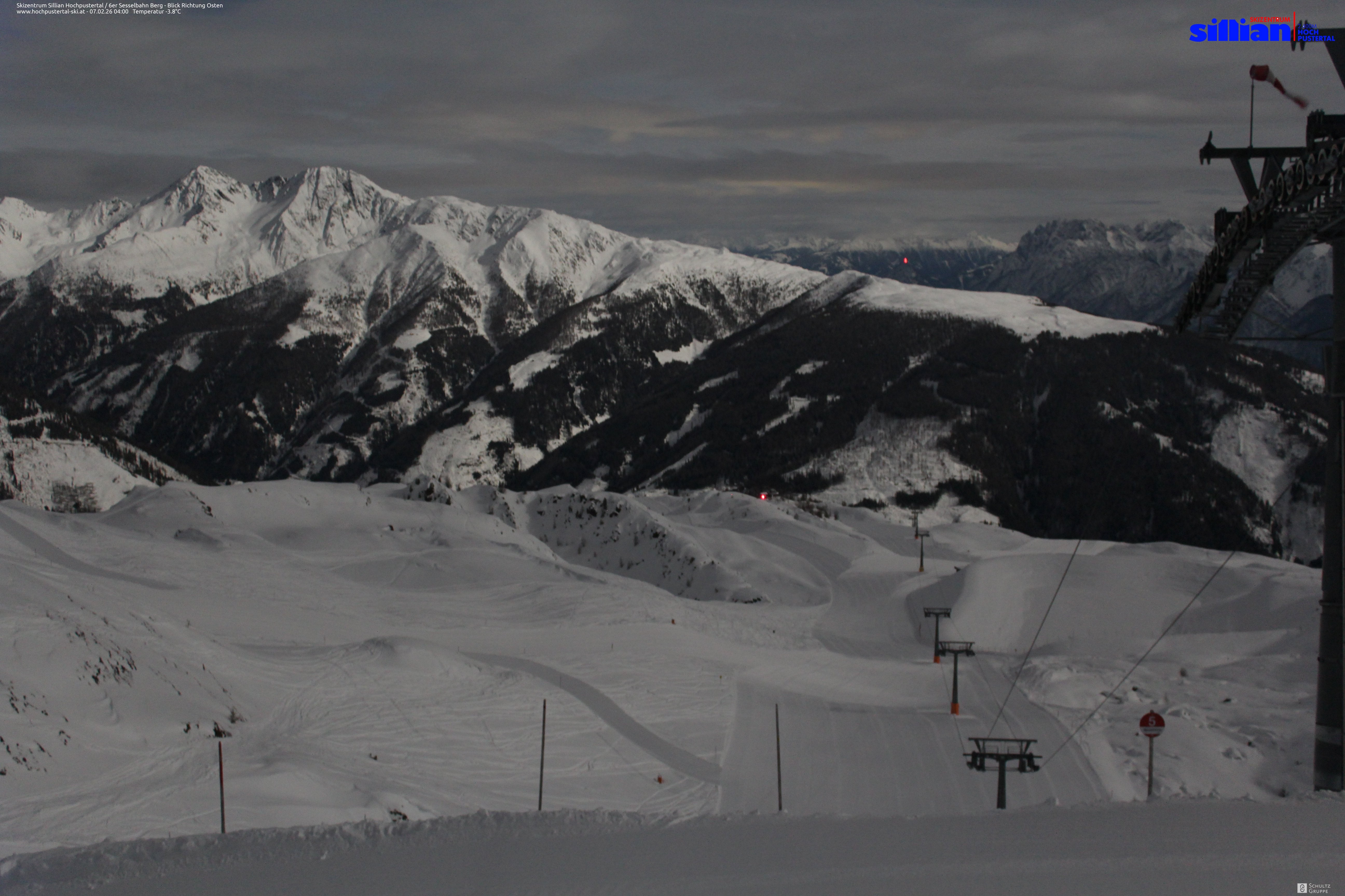 Archiv Foto Webcam Sillian, 6er-Sesselbahn Thurntaler
