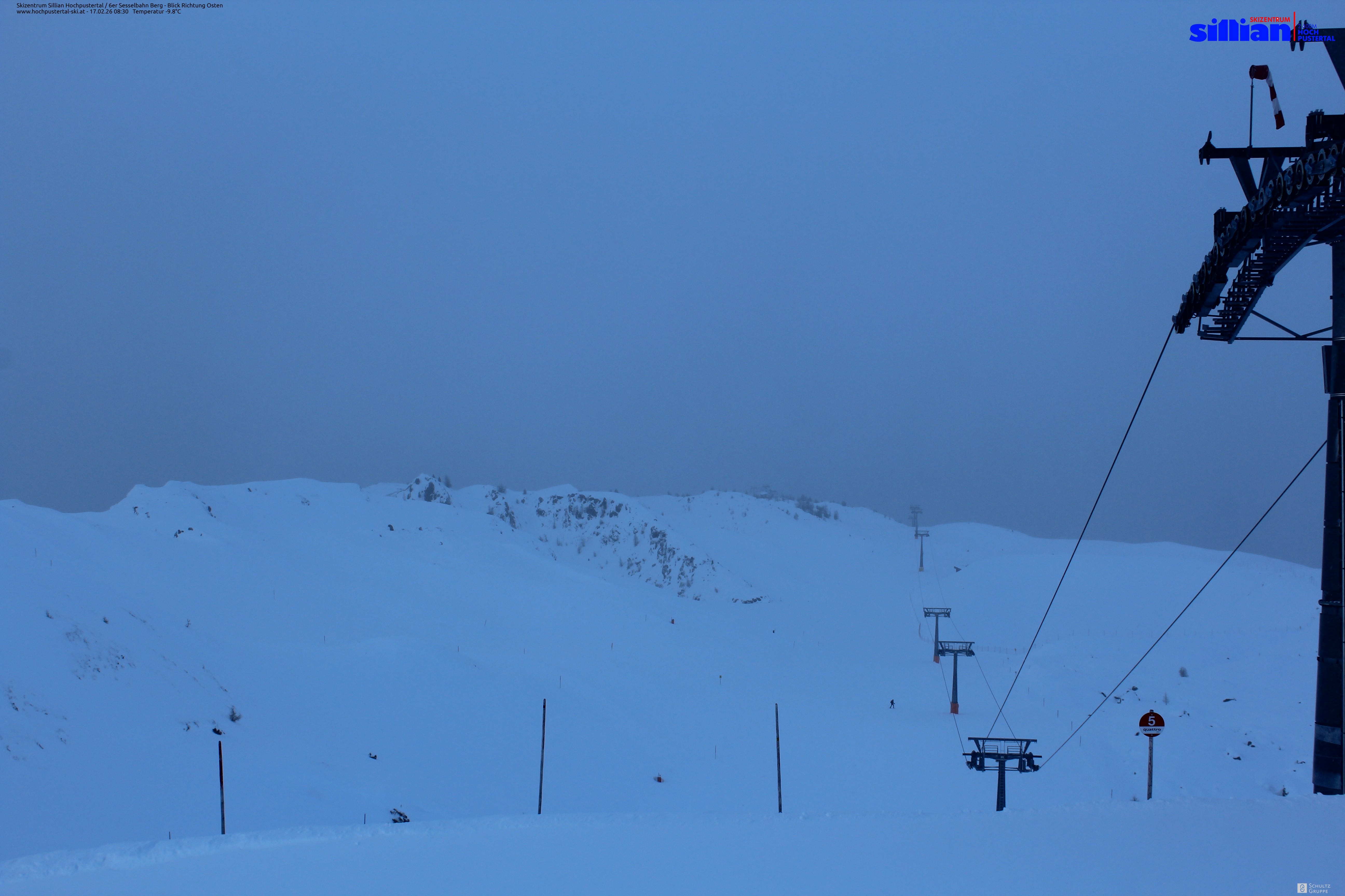 Archiv Foto Webcam Sillian, 6er-Sesselbahn Thurntaler