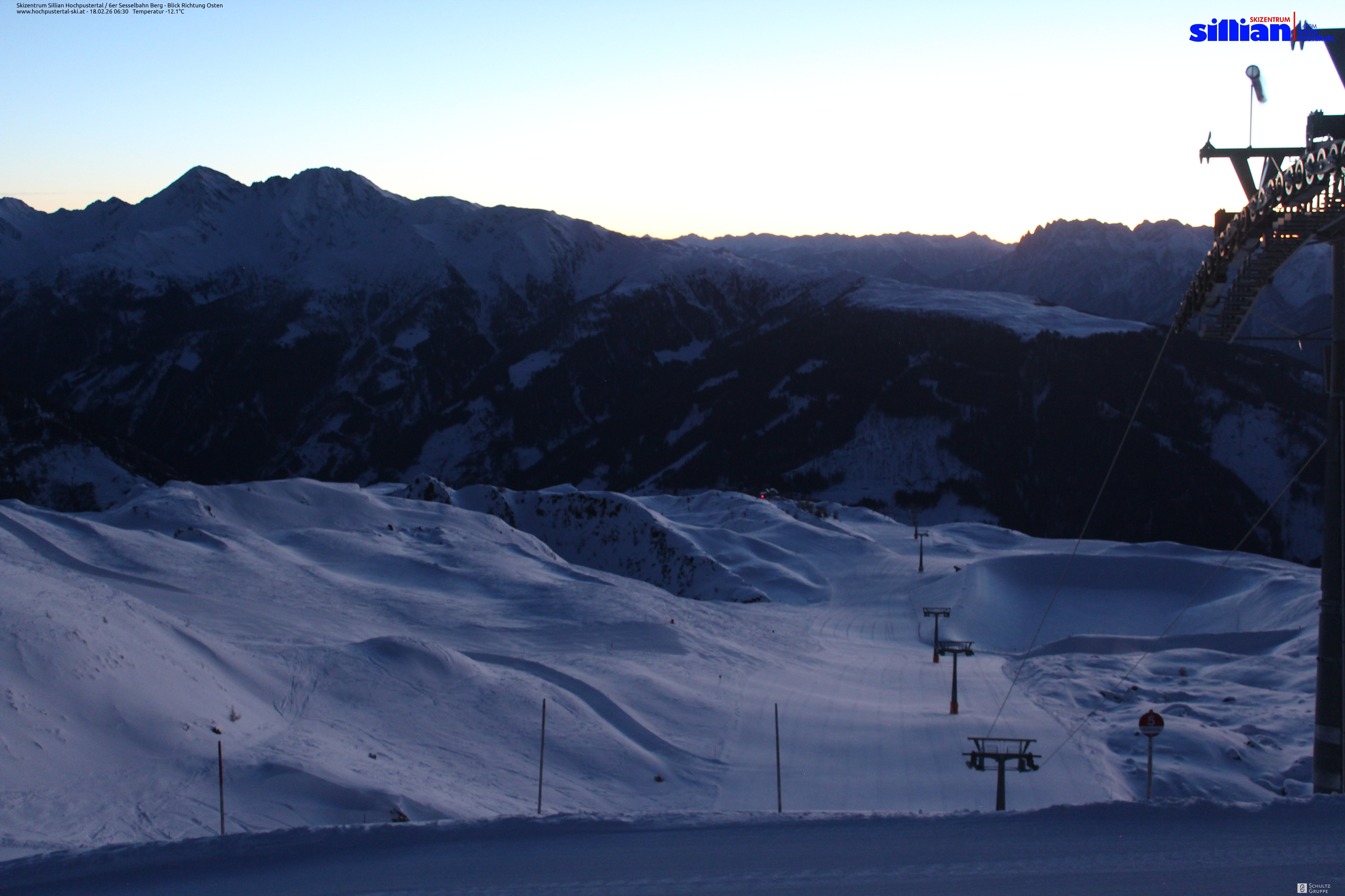 Archiv Foto Webcam Sillian, 6er-Sesselbahn Thurntaler