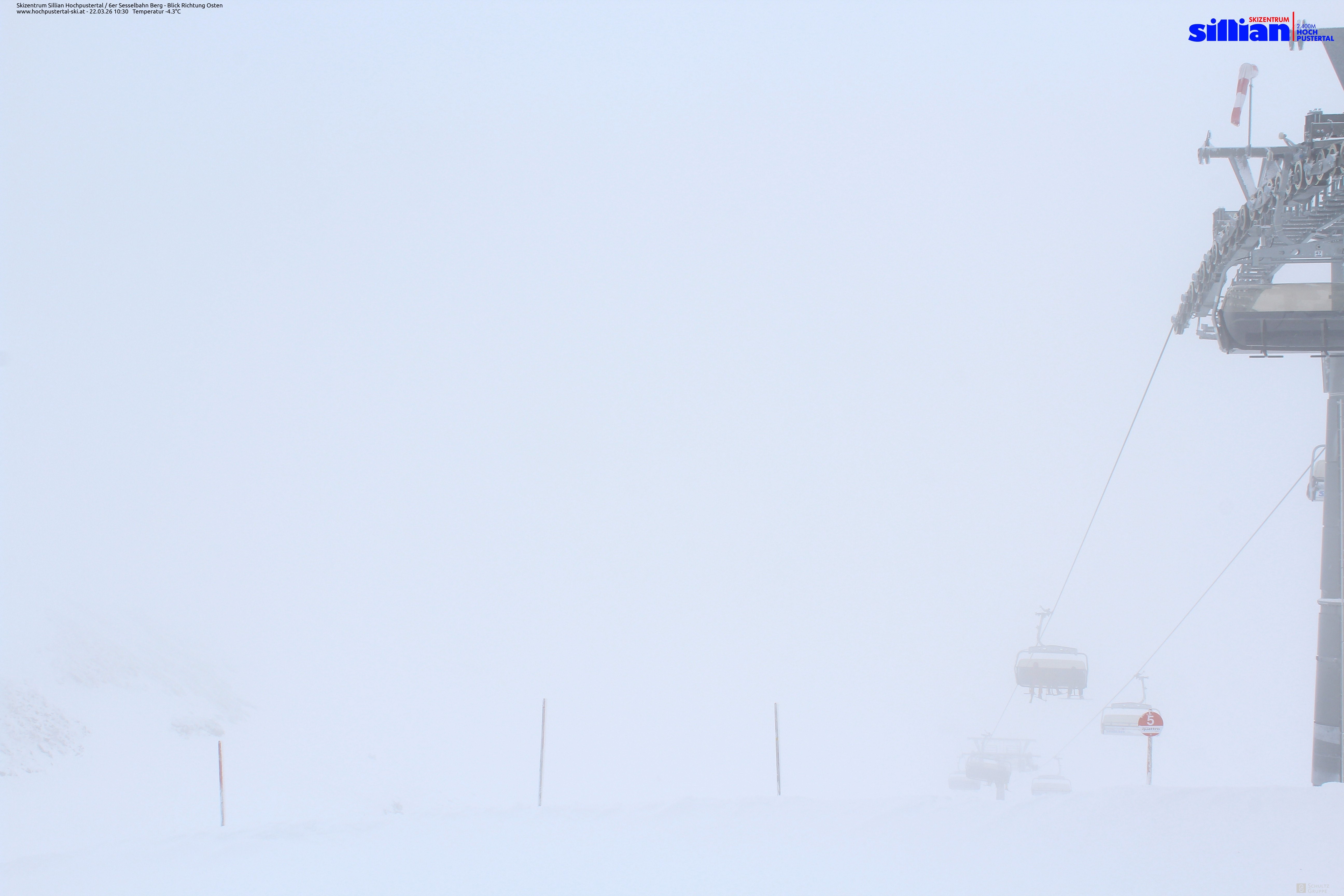 Archiv Foto Webcam Sillian, 6er-Sesselbahn Thurntaler