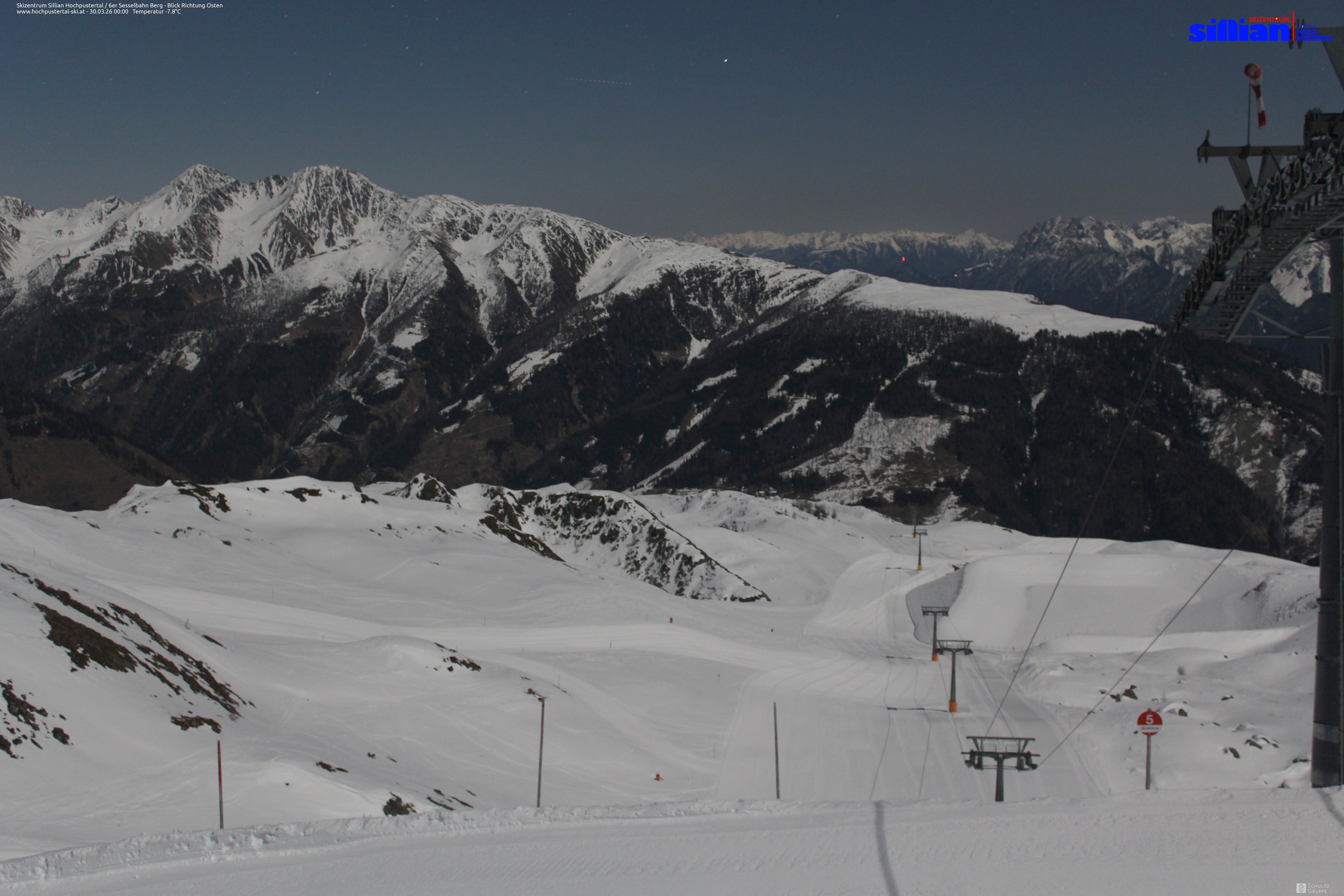 Archiv Foto Webcam Sillian, 6er-Sesselbahn Thurntaler