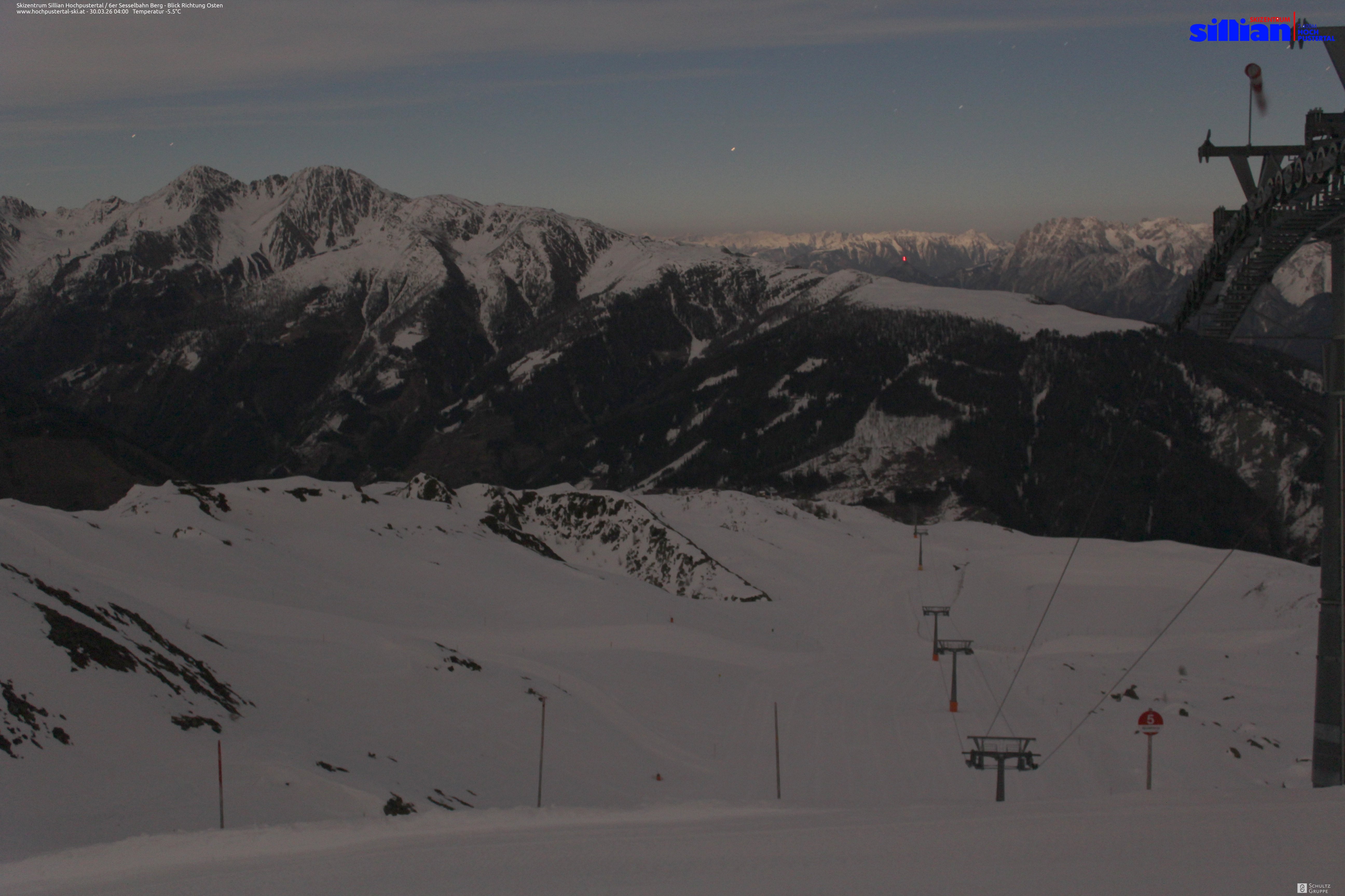 Archiv Foto Webcam Sillian, 6er-Sesselbahn Thurntaler