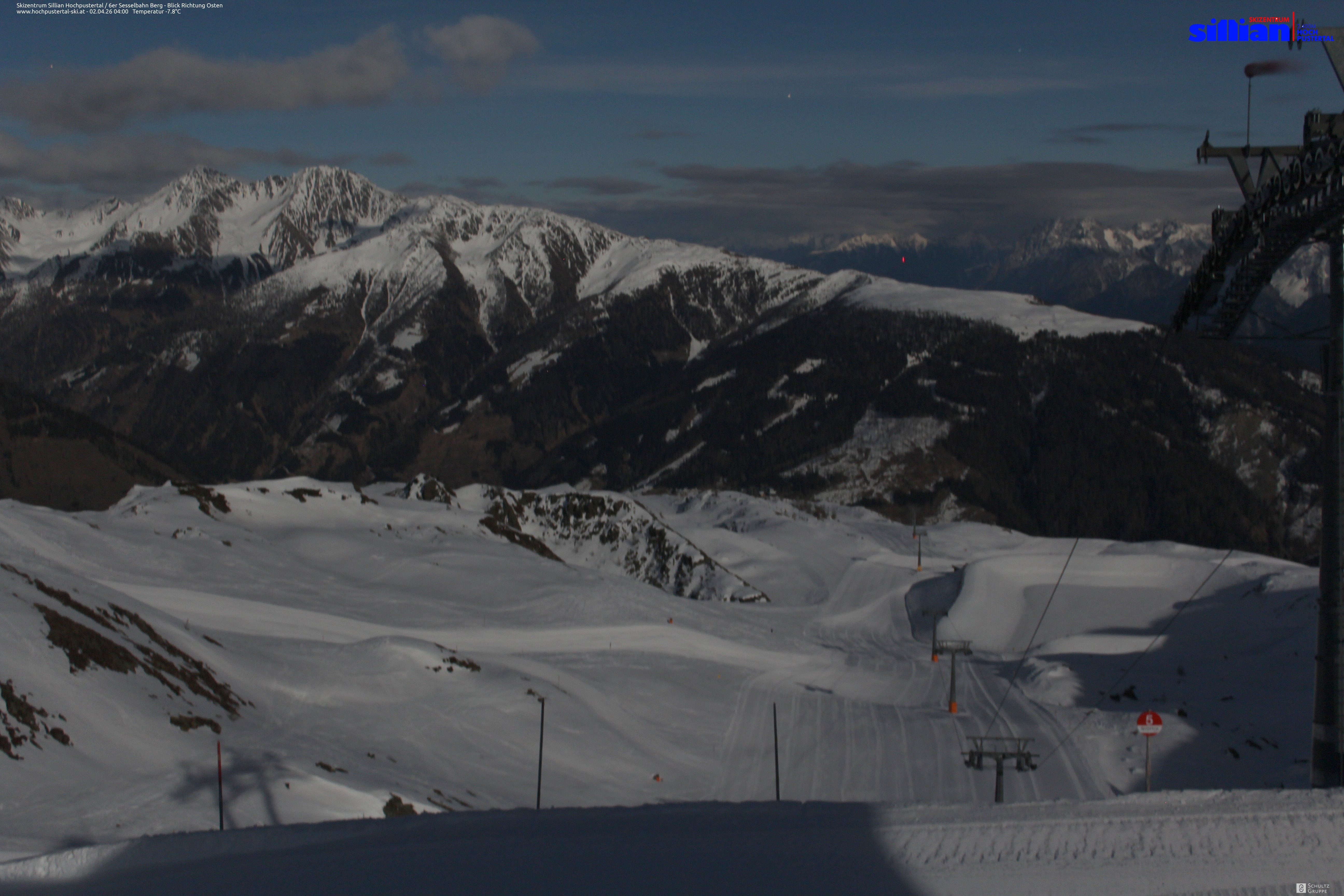 Archiv Foto Webcam Sillian, 6er-Sesselbahn Thurntaler