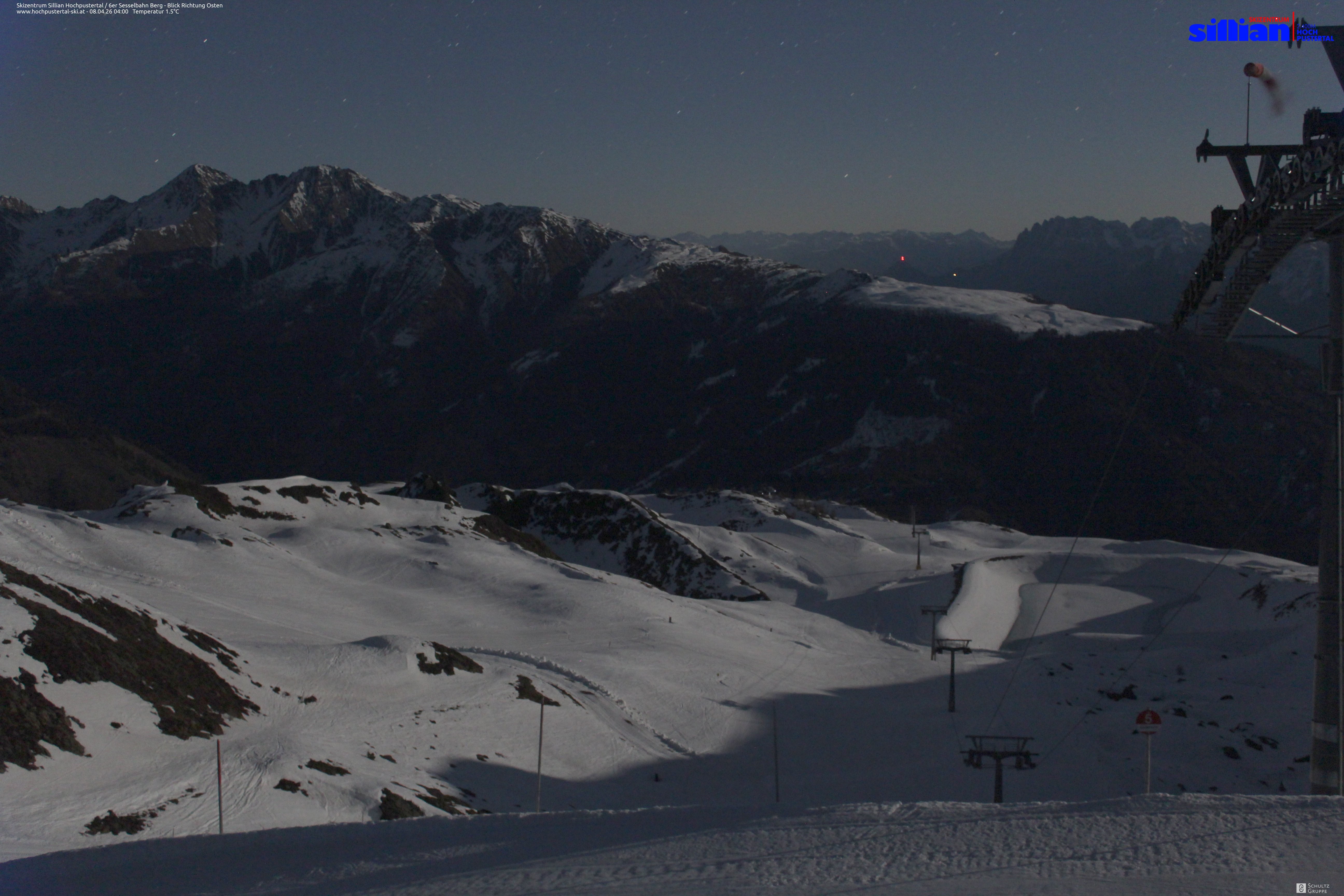 Archiv Foto Webcam Sillian, 6er-Sesselbahn Thurntaler