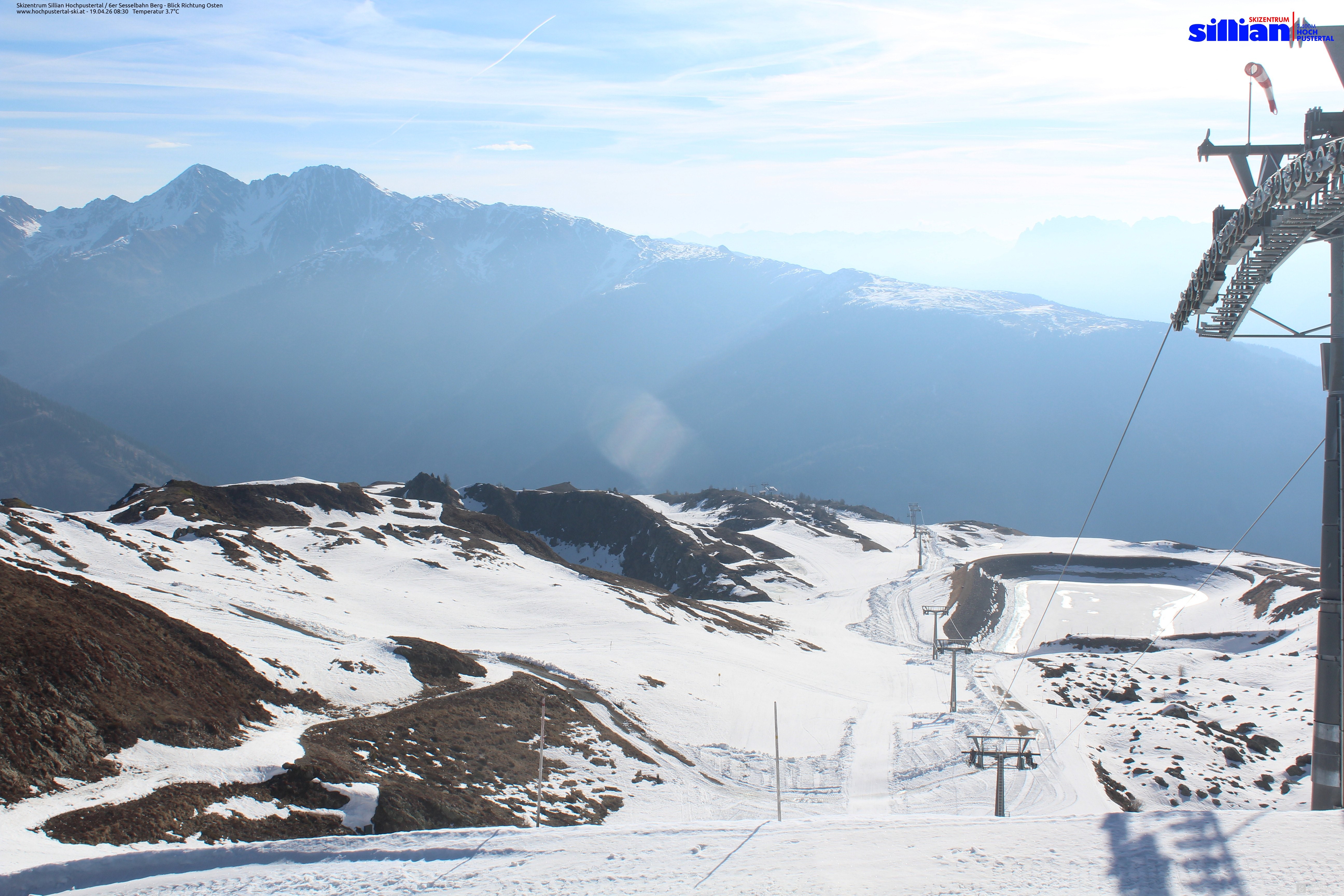 Archiv Foto Webcam Sillian, 6er-Sesselbahn Thurntaler