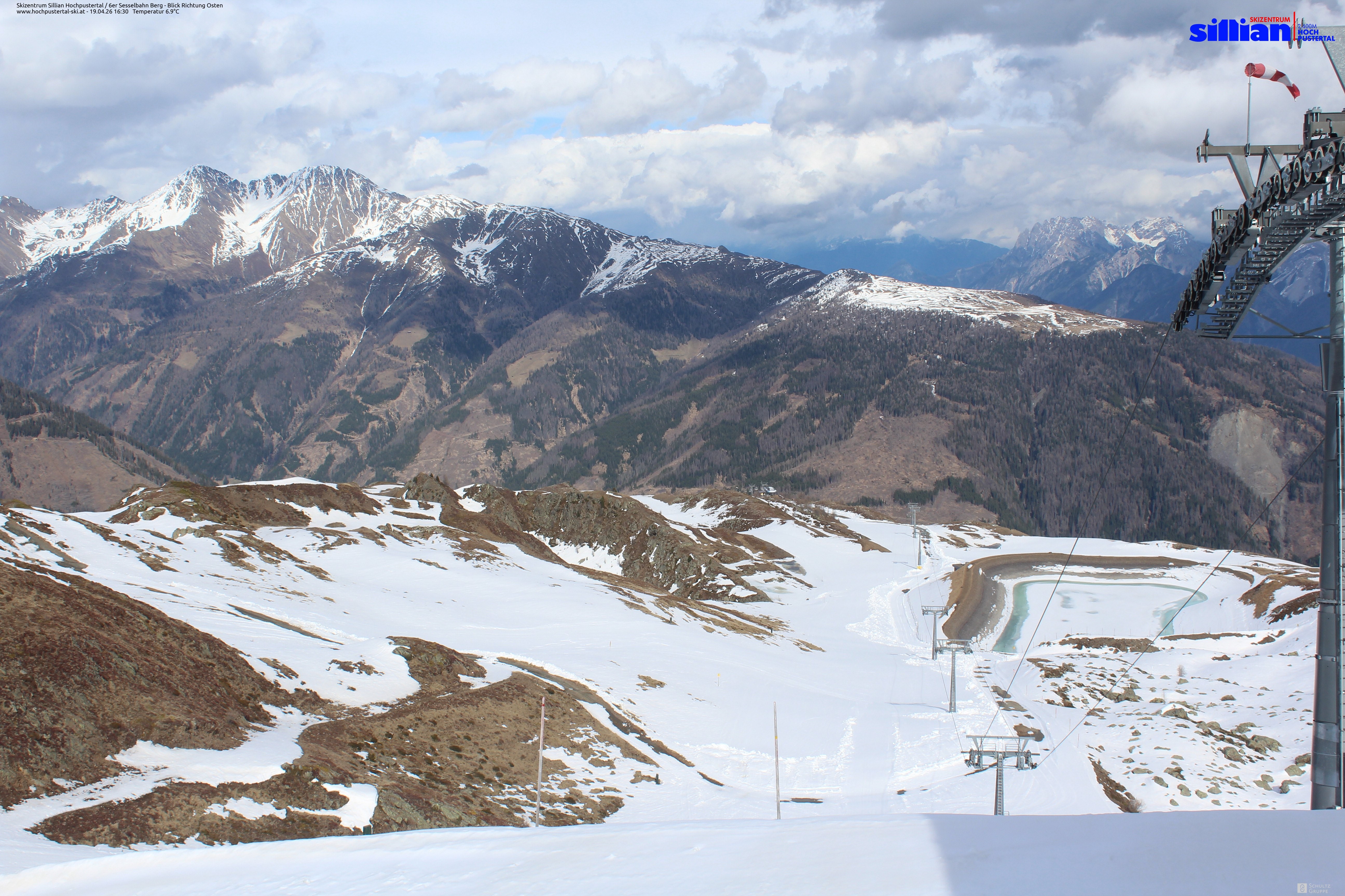 Archiv Foto Webcam Sillian, 6er-Sesselbahn Thurntaler