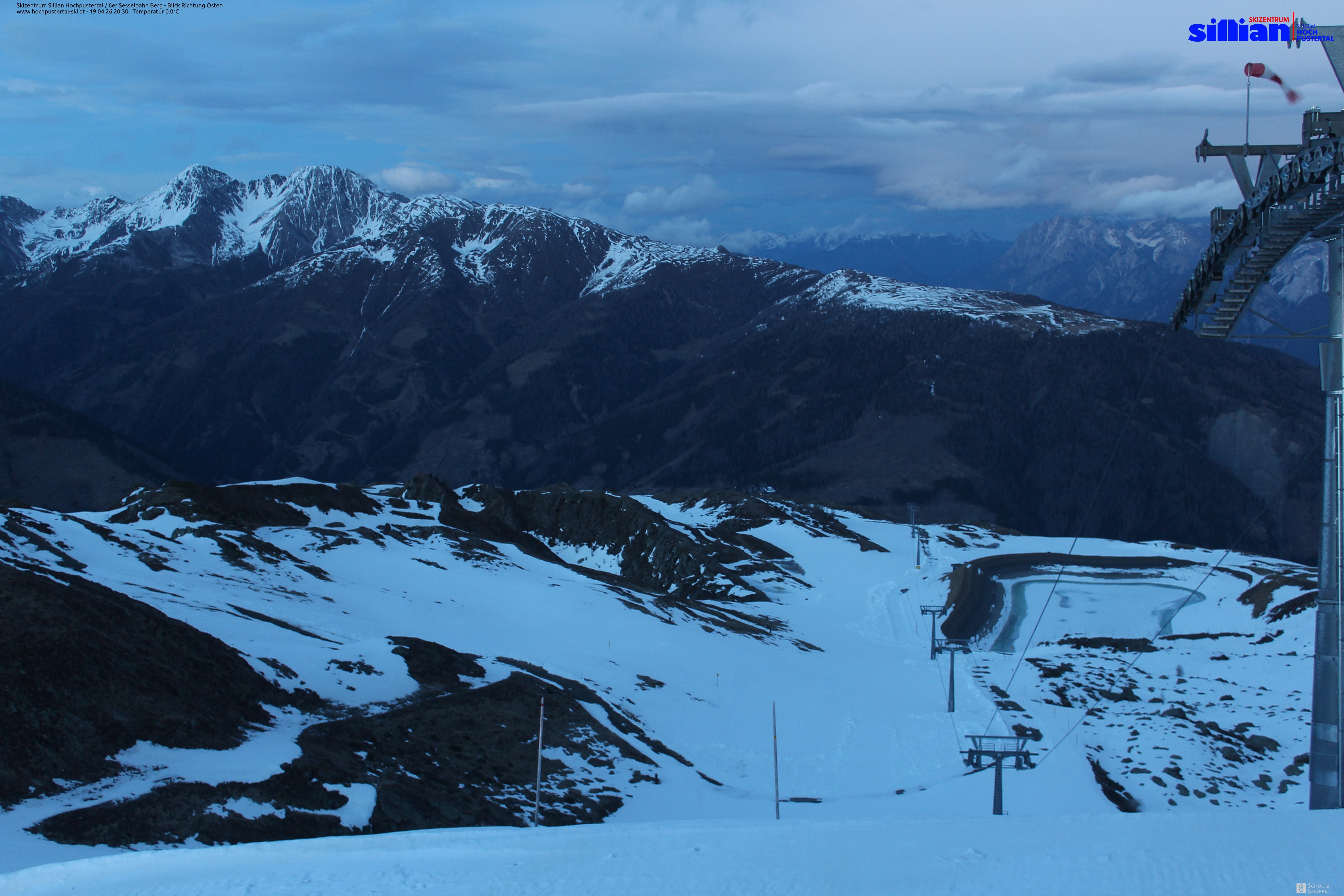 Archiv Foto Webcam Sillian, 6er-Sesselbahn Thurntaler